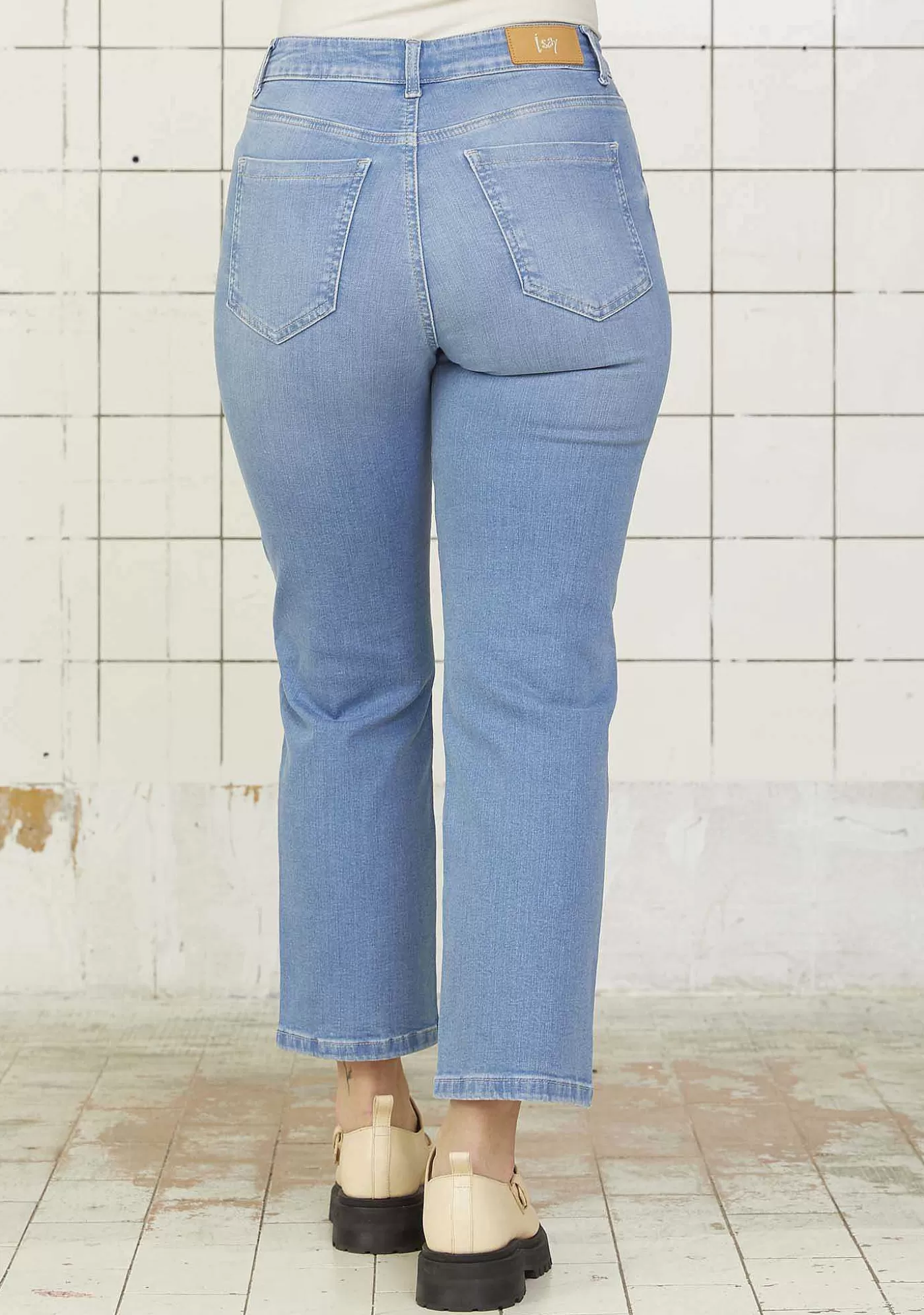 Discount Alba Basic Jeans - Bright Blue Denim Kvinnor Jeans