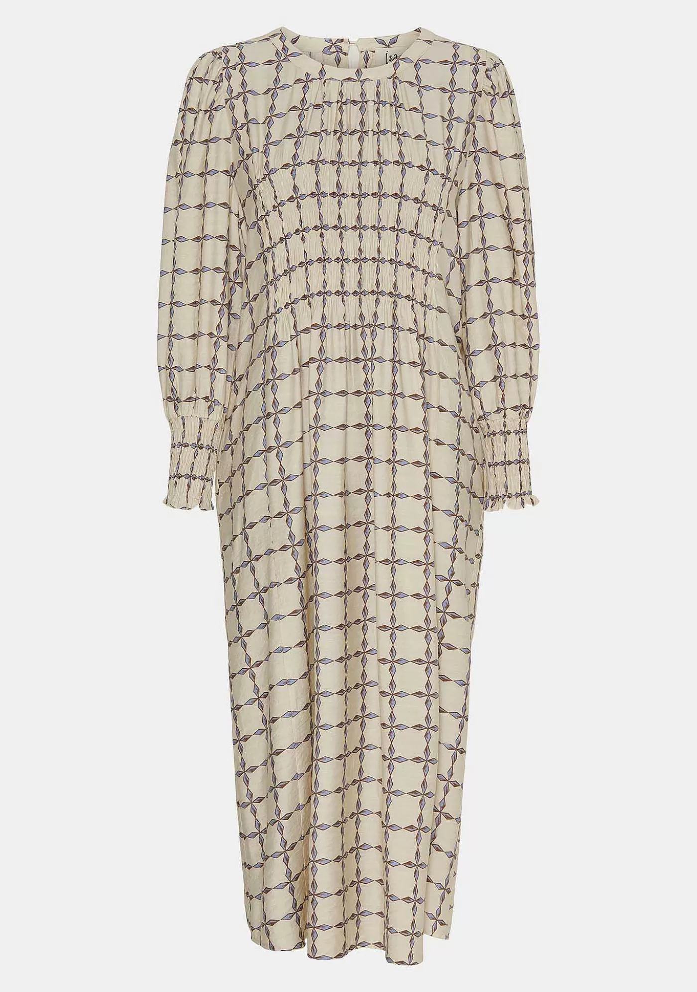 Shop Ane Smock Dress - Creamy Diamond Kvinnor Klänningar