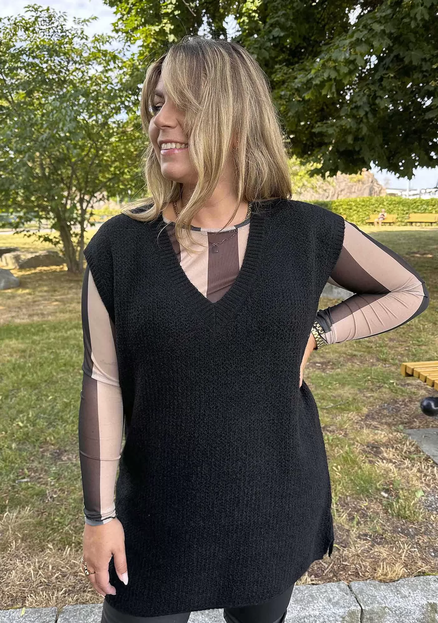 Cheap Anna Vast - Svart Kvinnor Stickat