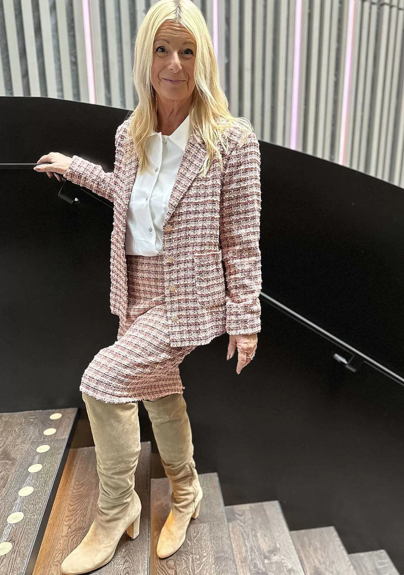 New Bea Blazer - Bea Check Kvinnor Jackor