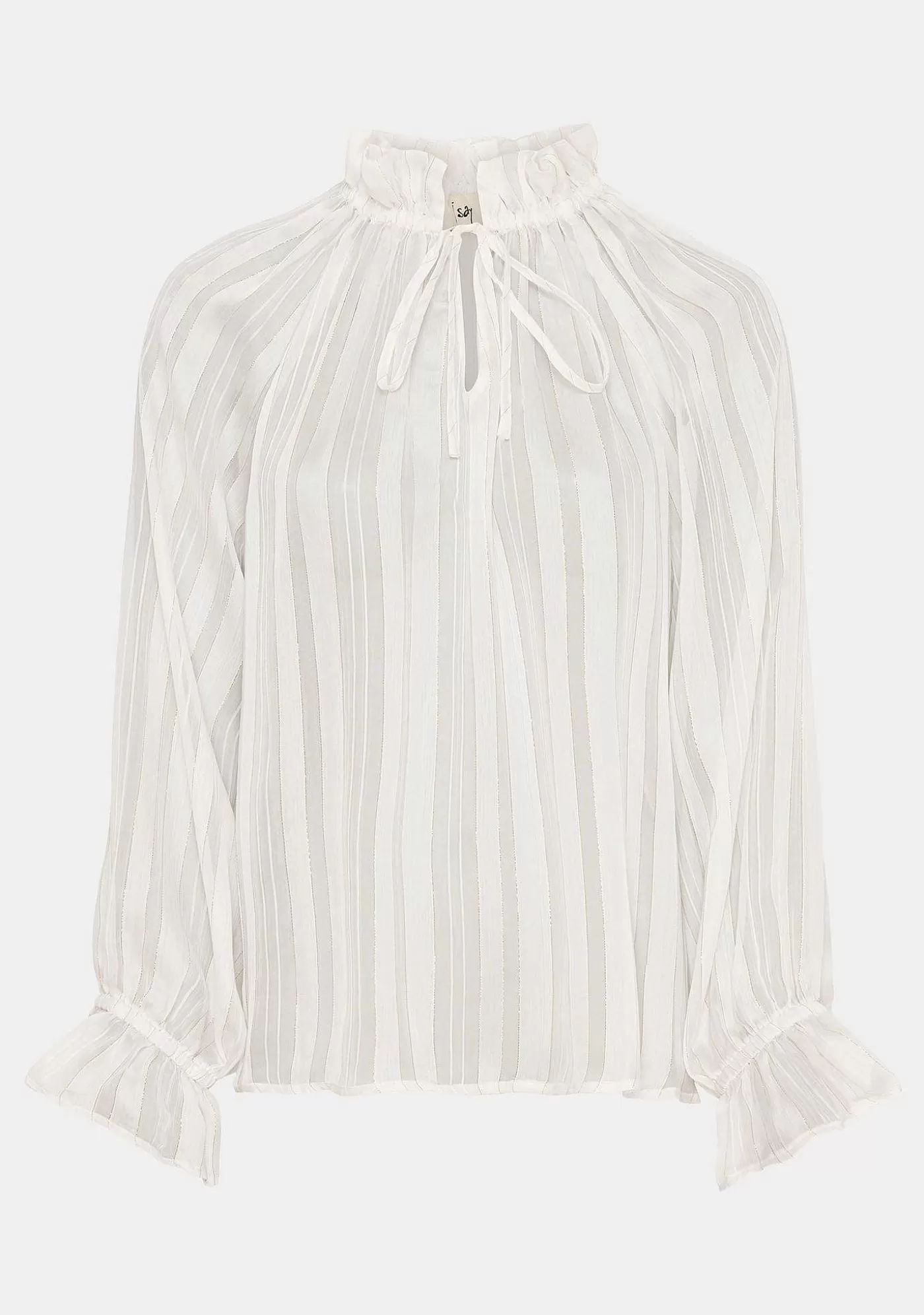 Discount Beate Blus - Golden Stripe Kvinnor Blusar Och Skjortor