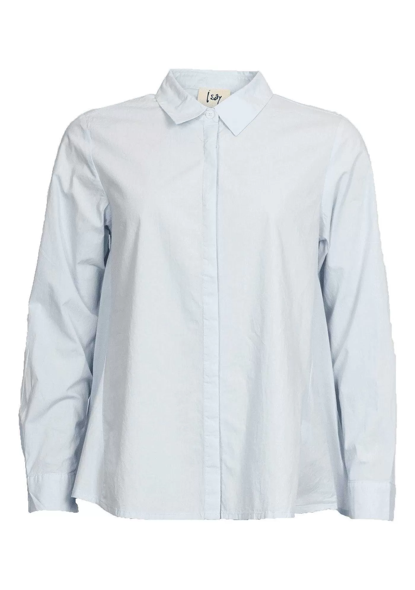 Outlet Bellis New Shirt - Ljusbla Kvinnor Blusar Och Skjortor