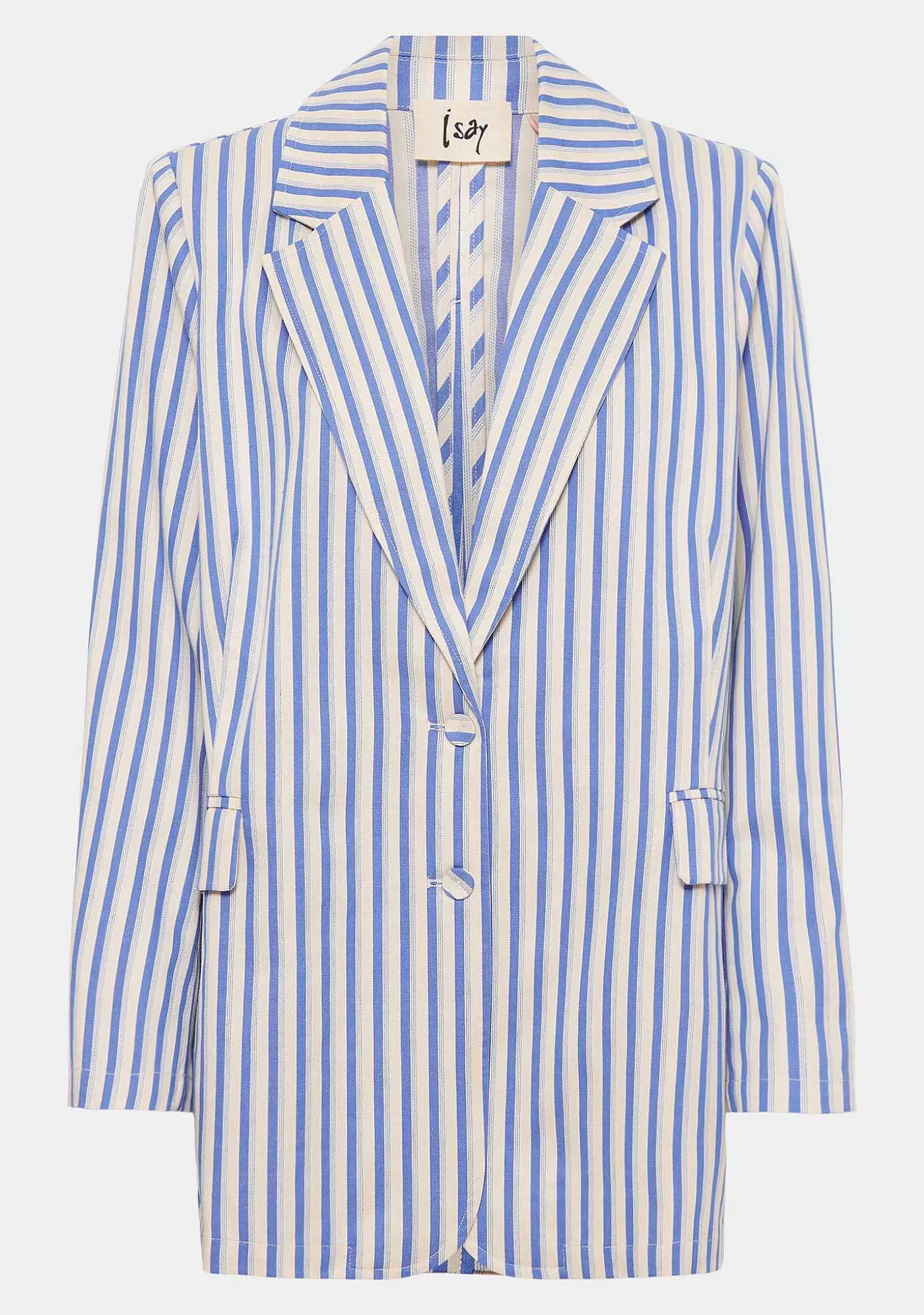 Cheap Carola Blazer - Spring Blue Stripe Kvinnor Jackor