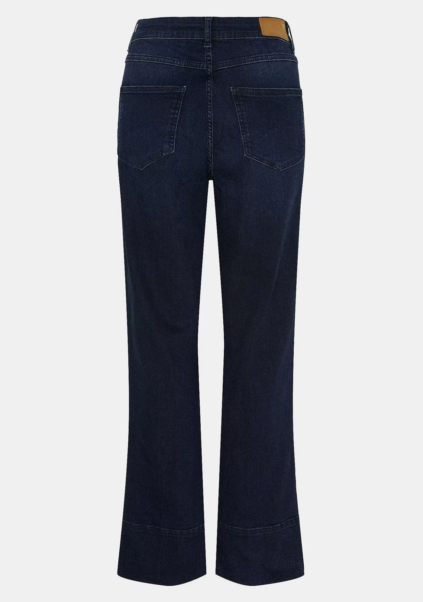 Hot Como Straight Leg Jeans - Mork Denim Wash Kvinnor Jeans