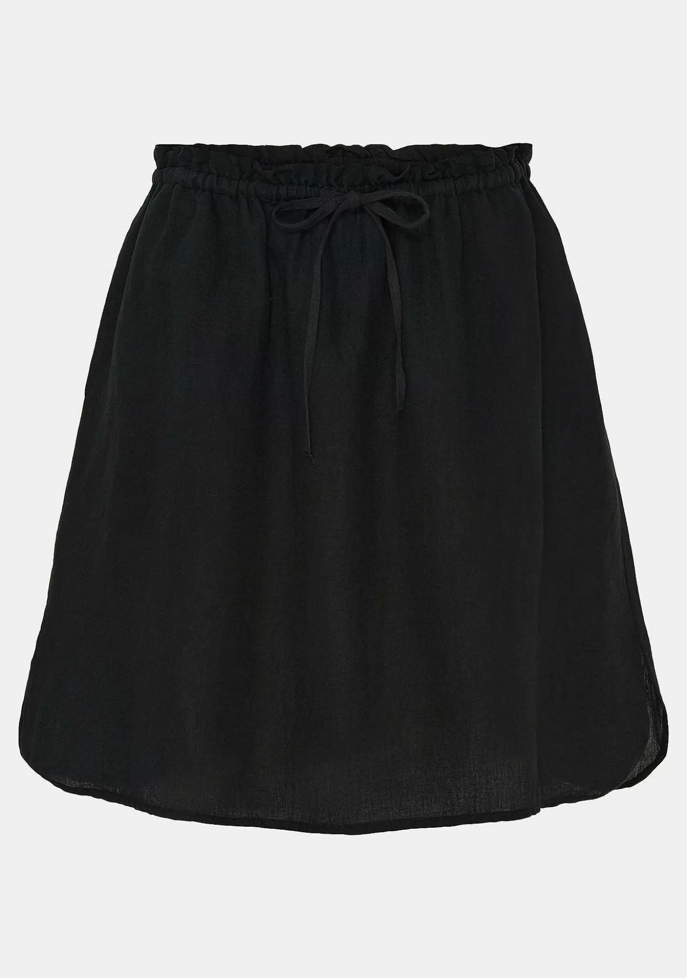Best Daisie Linnekjol - Svart Kvinnor Kjolar Och Shorts