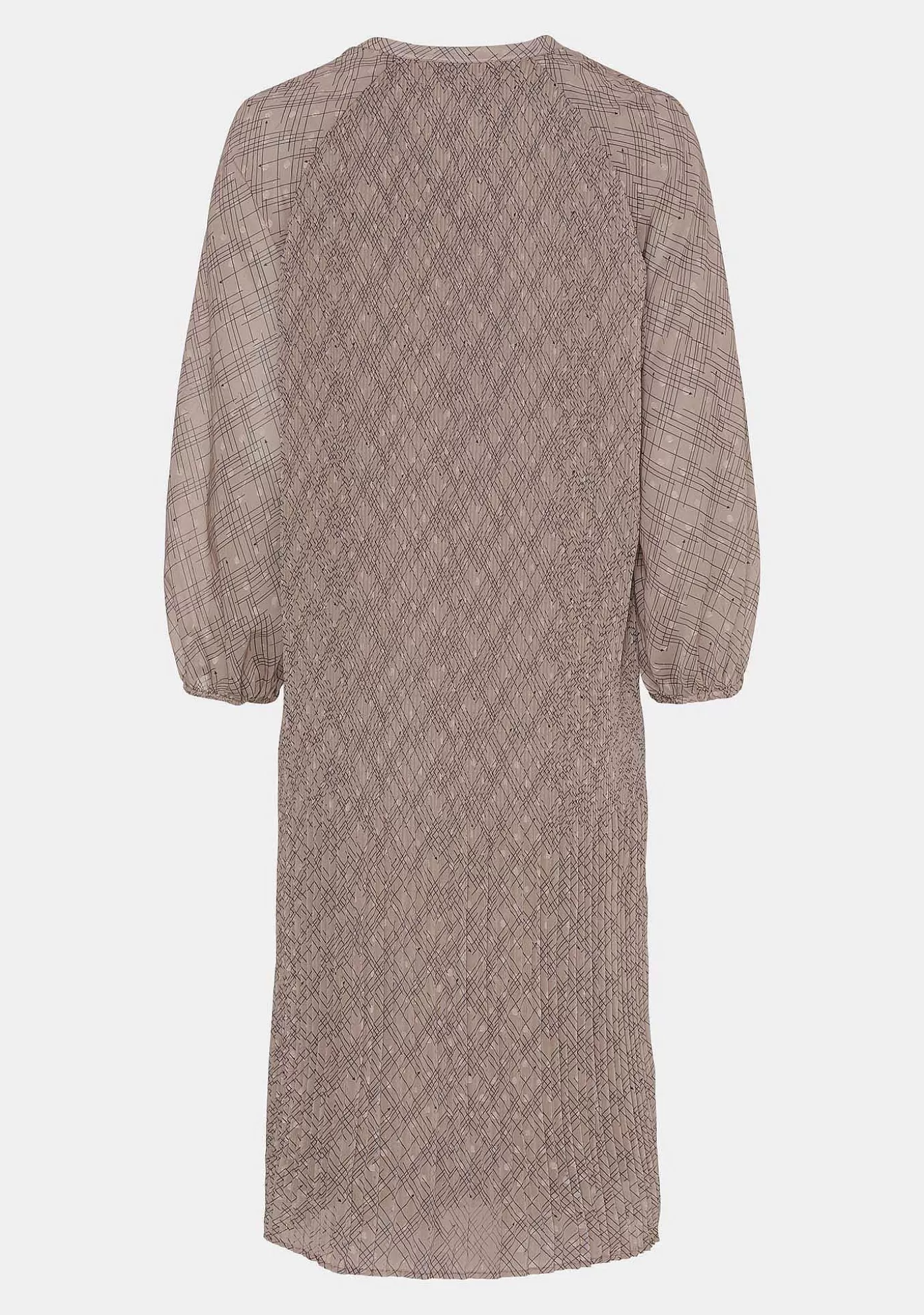 Store Delta Klanning - Mork Sand M/Svart Kvinnor Klänningar