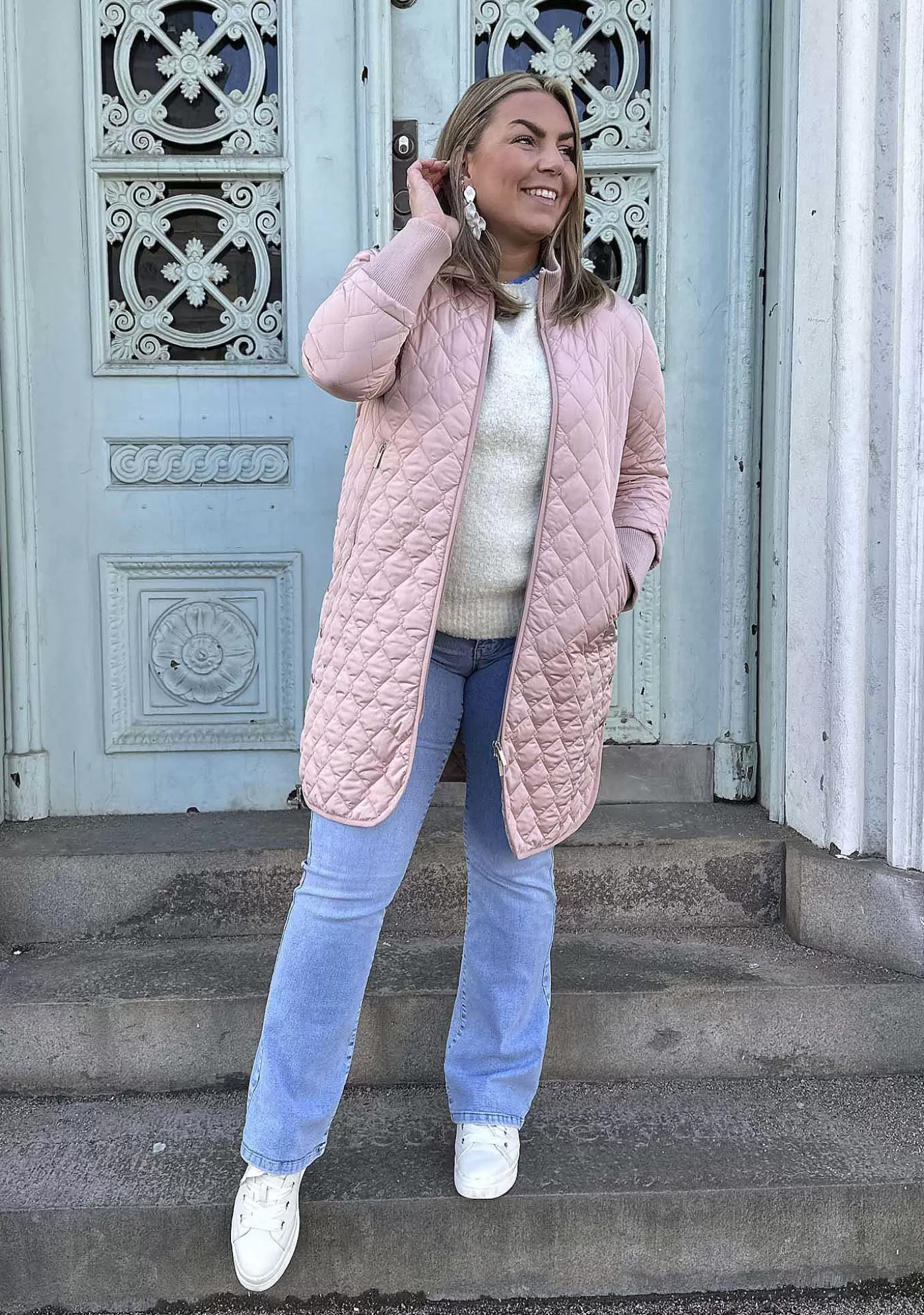 Hot Diddi Coat - Pulver Kvinnor Jackor