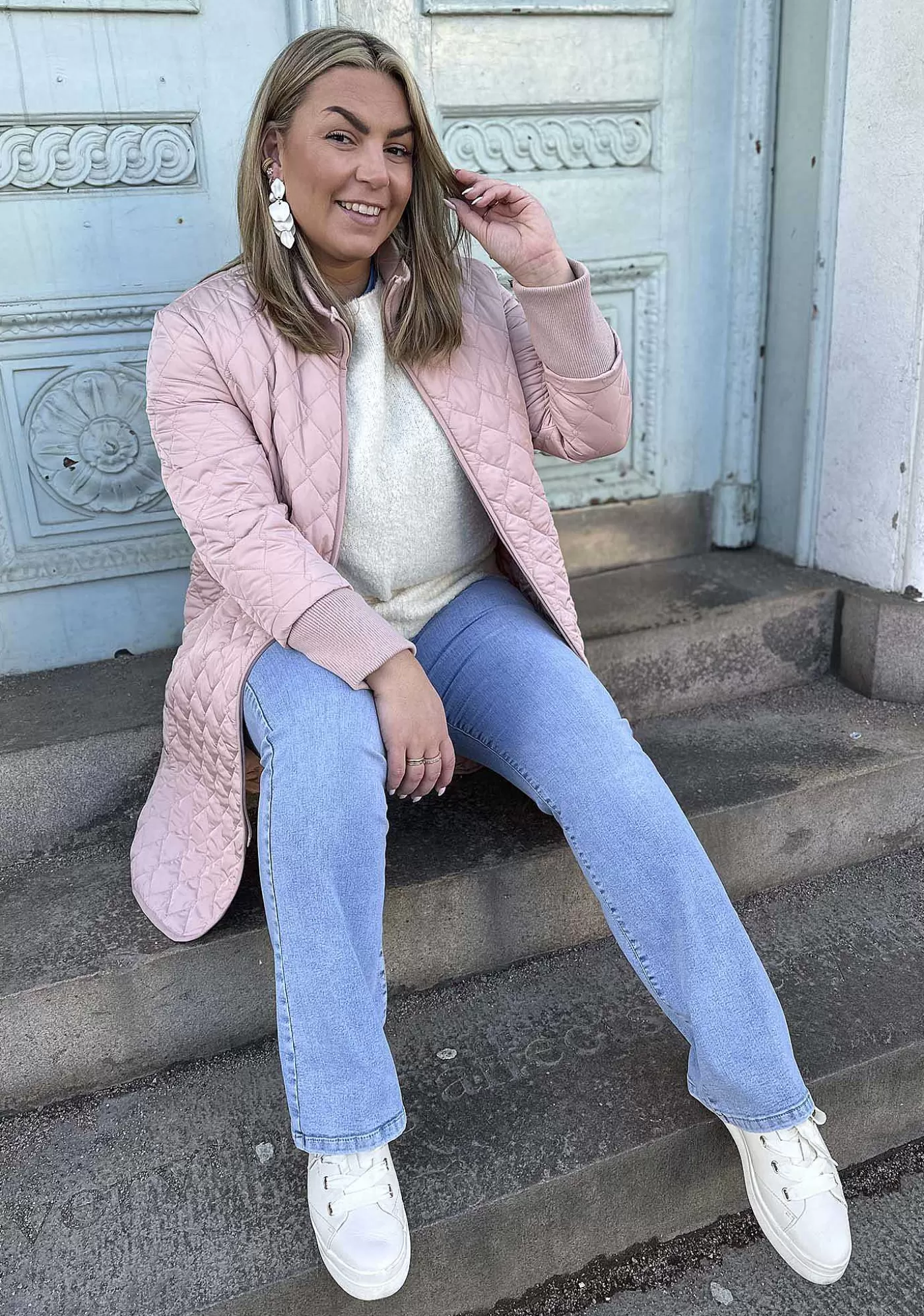 Hot Diddi Coat - Pulver Kvinnor Jackor