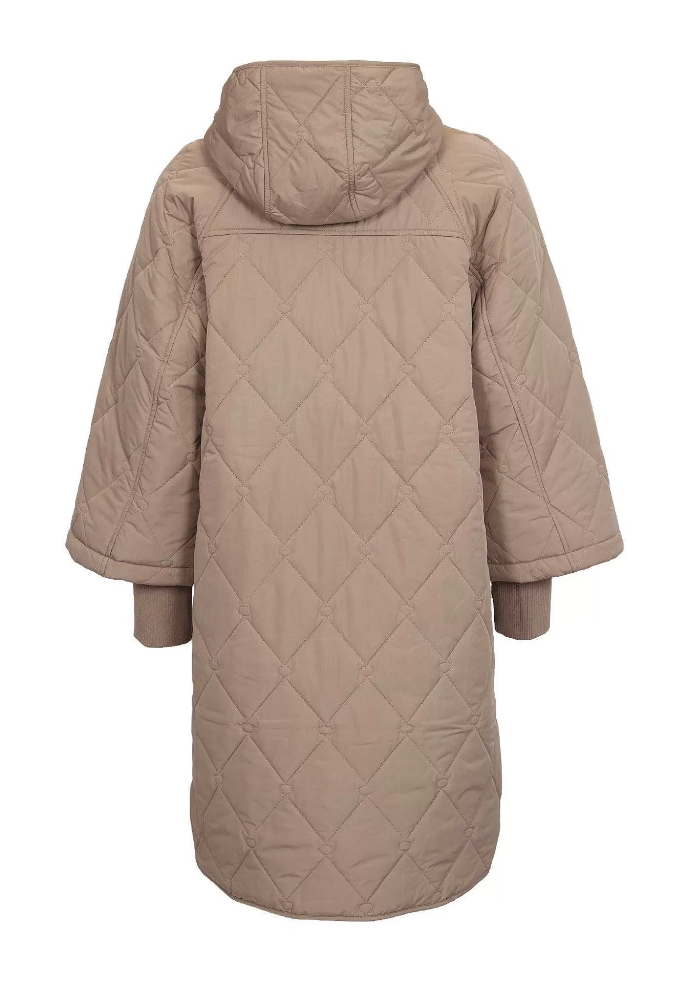 Outlet Diddi Maxi Coat - Dark Sand Kvinnor Jackor