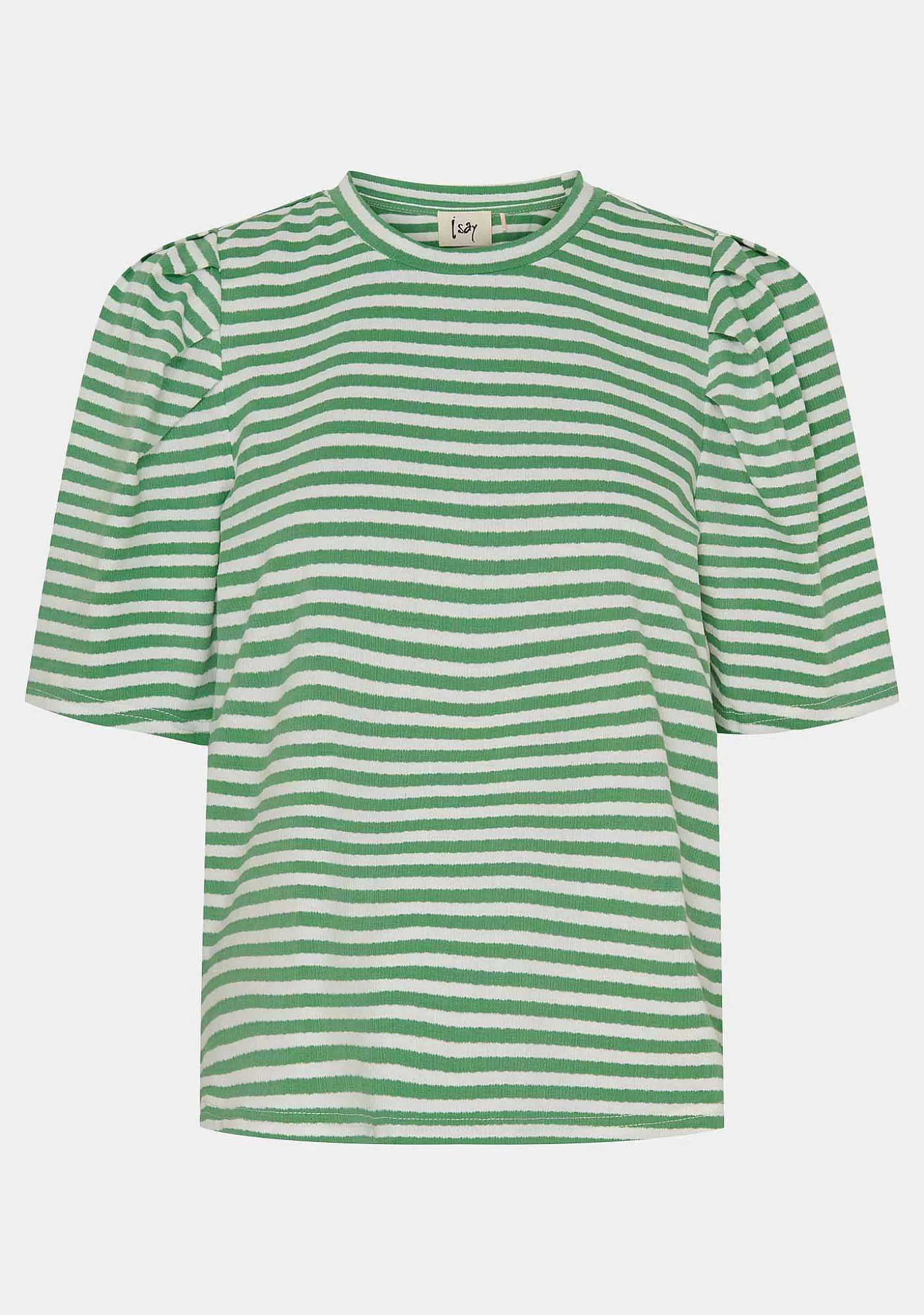 Sale Ditte T-Shirt - Green Stripe Kvinnor T-Shirtor Och Topp