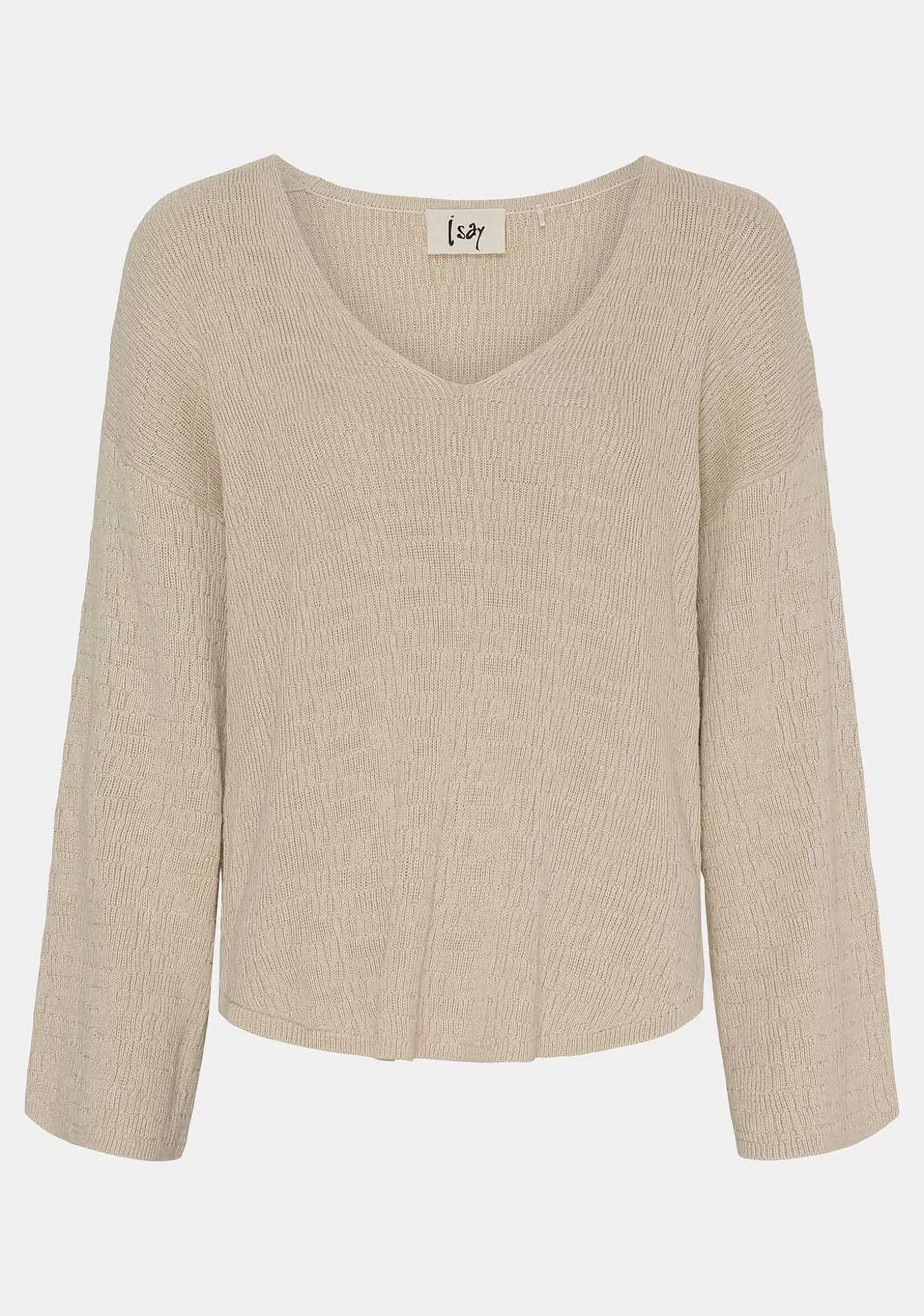 Best Dora Stickad Pullover - Sand Melange Kvinnor Stickat