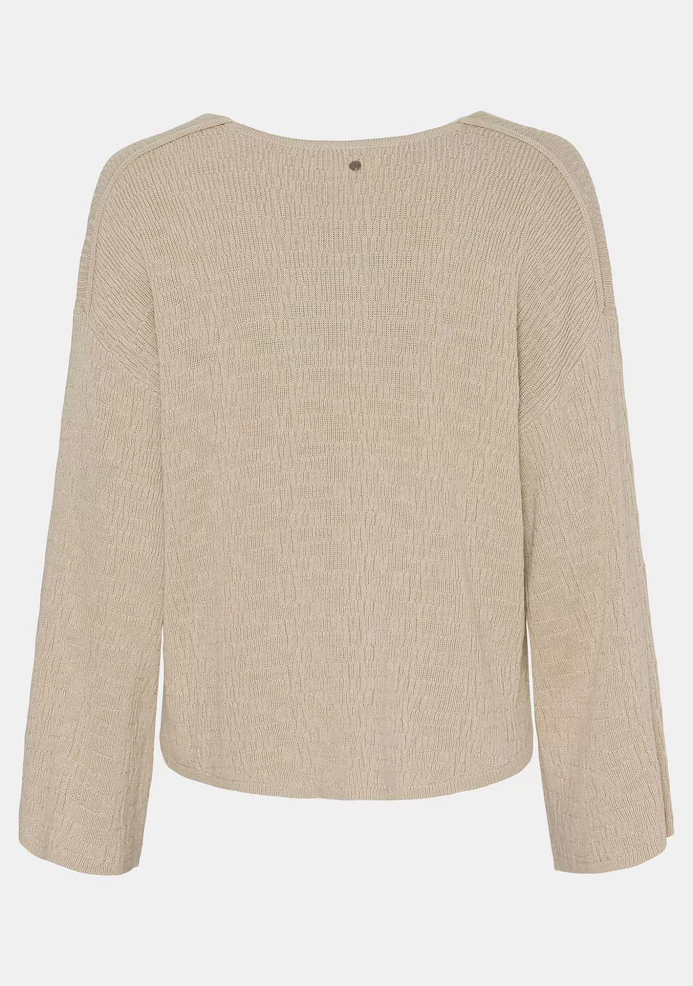 Best Dora Stickad Pullover - Sand Melange Kvinnor Stickat