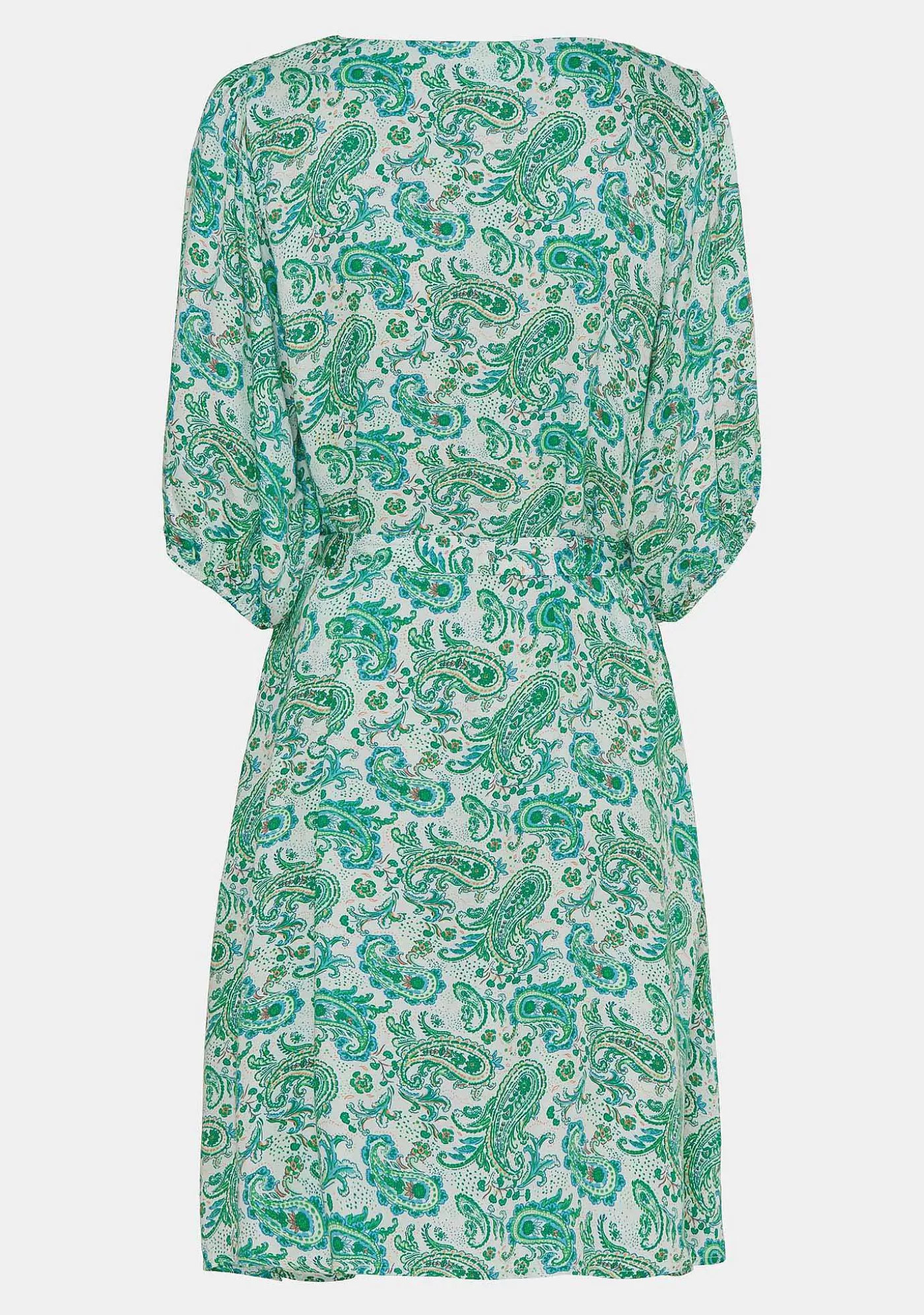 Discount Dunja Dress - Fresh Green Paisley Kvinnor Klänningar