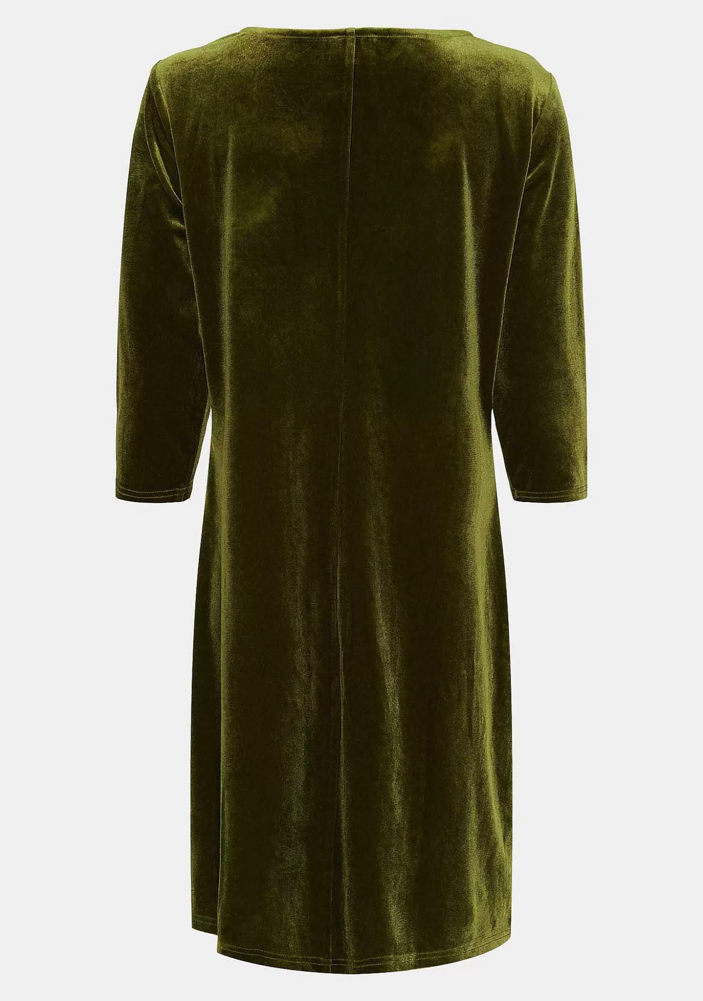 Shop Ewy Velvet Dress - Deep Forest Kvinnor Klänningar