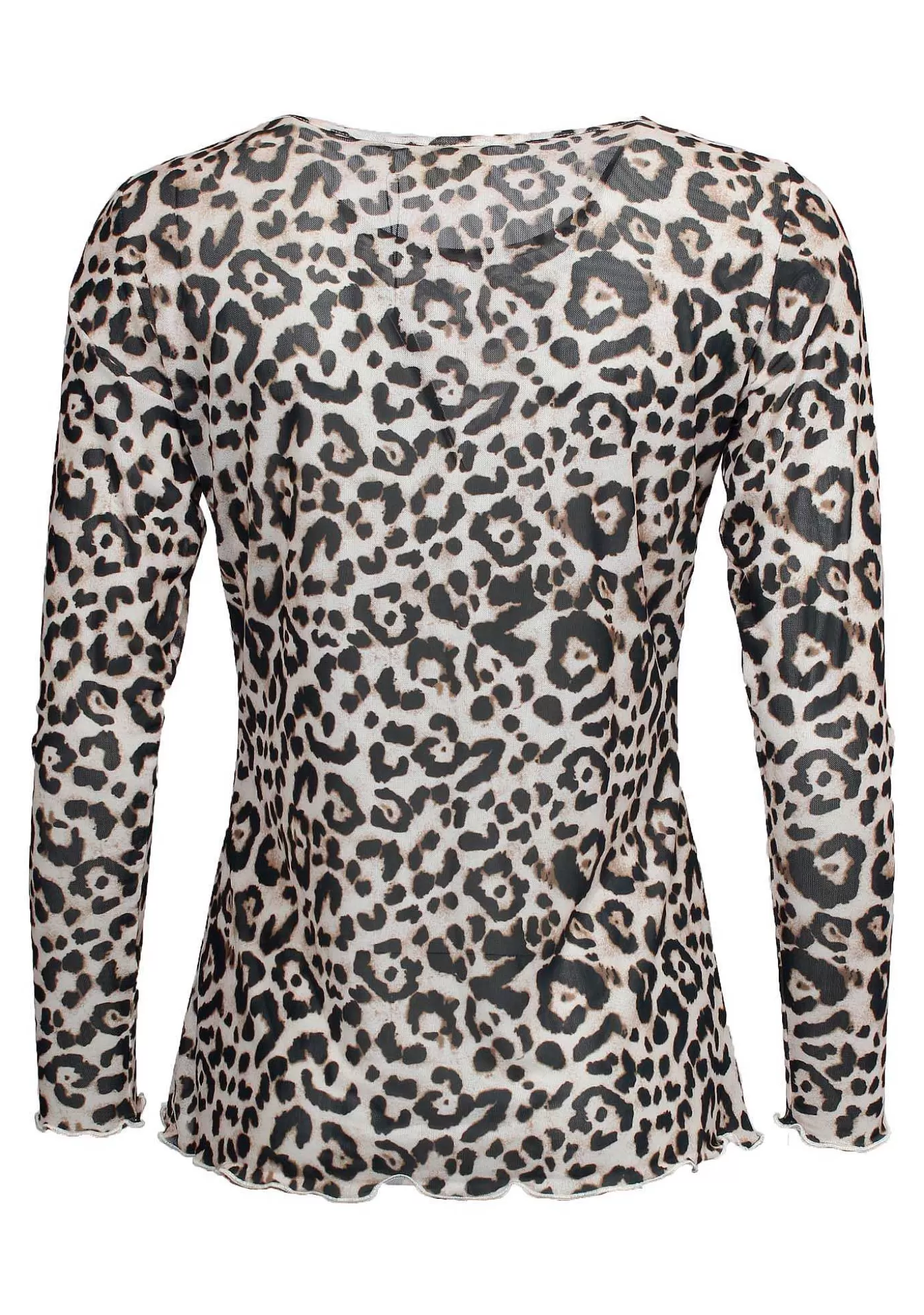 Clearance Fifi Mesh L/S O-Neck - Leo Mesh Kvinnor T-Shirtor Och Topp