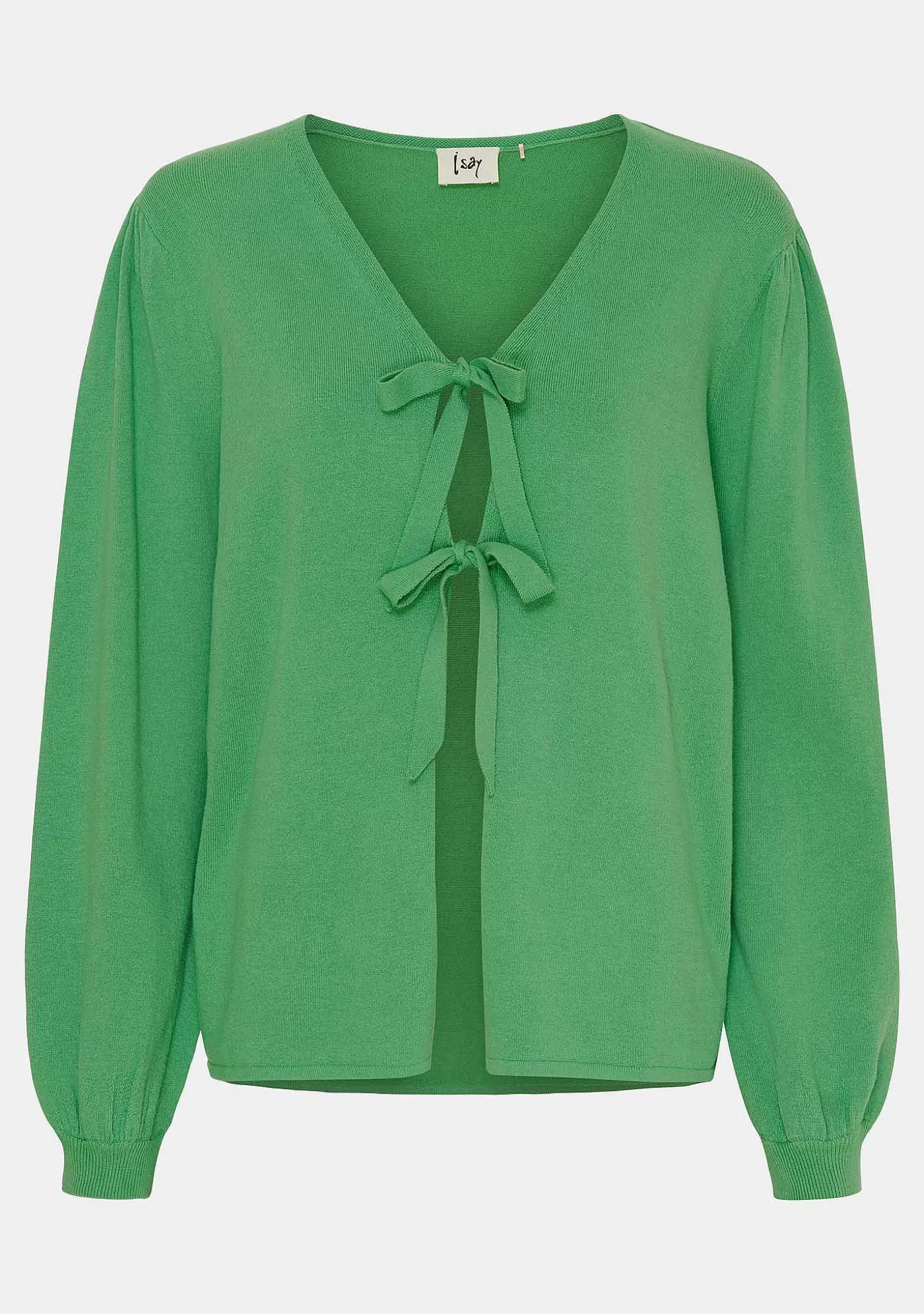 Cheap Frigga Tie Cardigan - Sommargron Kvinnor Stickat