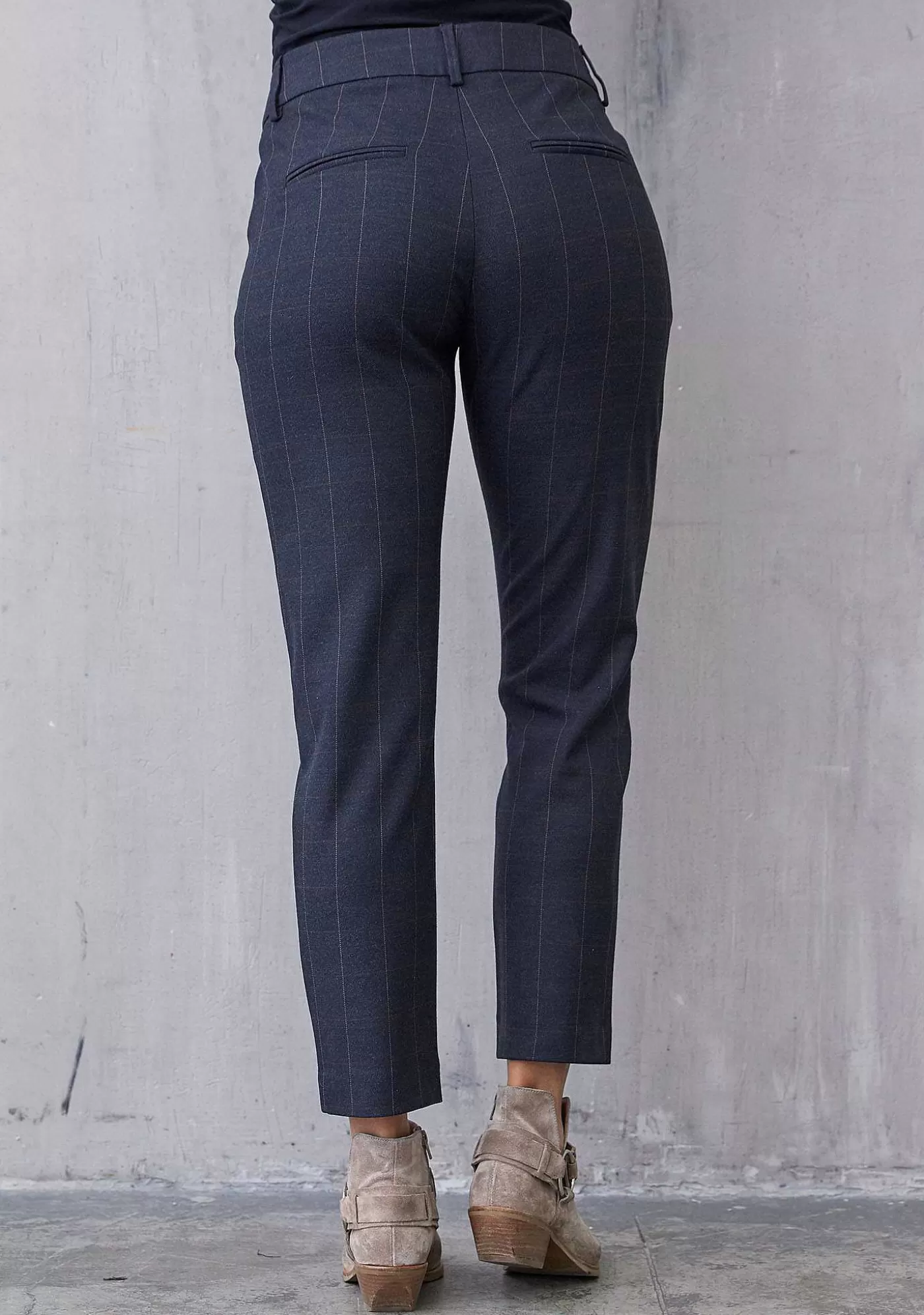 Online Genova Checked Pant - Genova Check Kvinnor Byxor