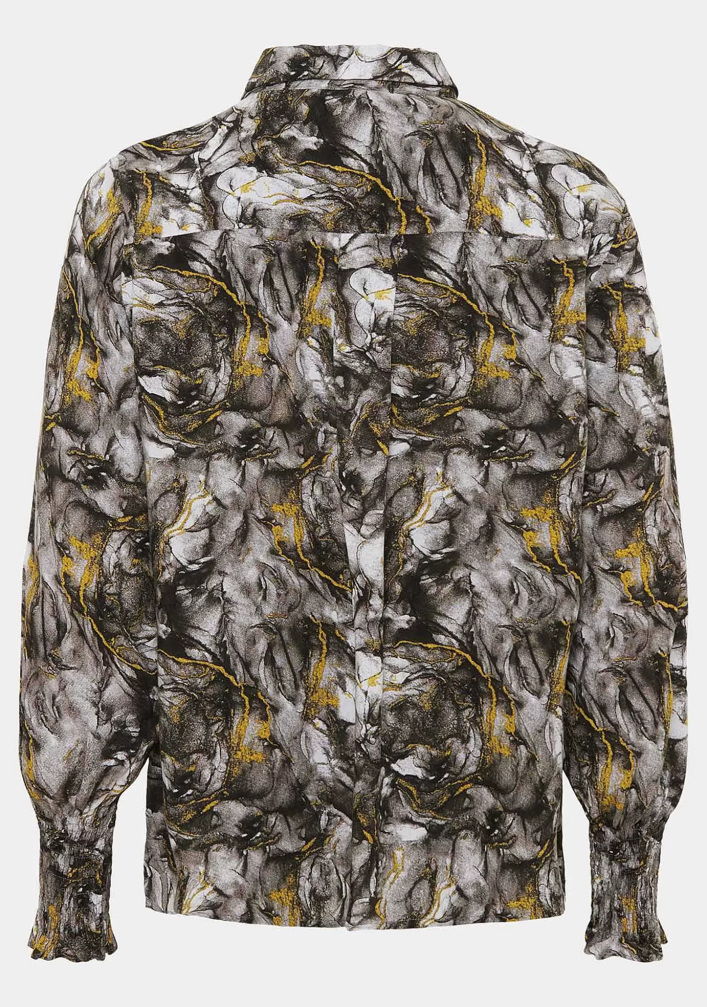 Cheap Gyta Smock Blus - Marmortryck Kvinnor Blusar Och Skjortor