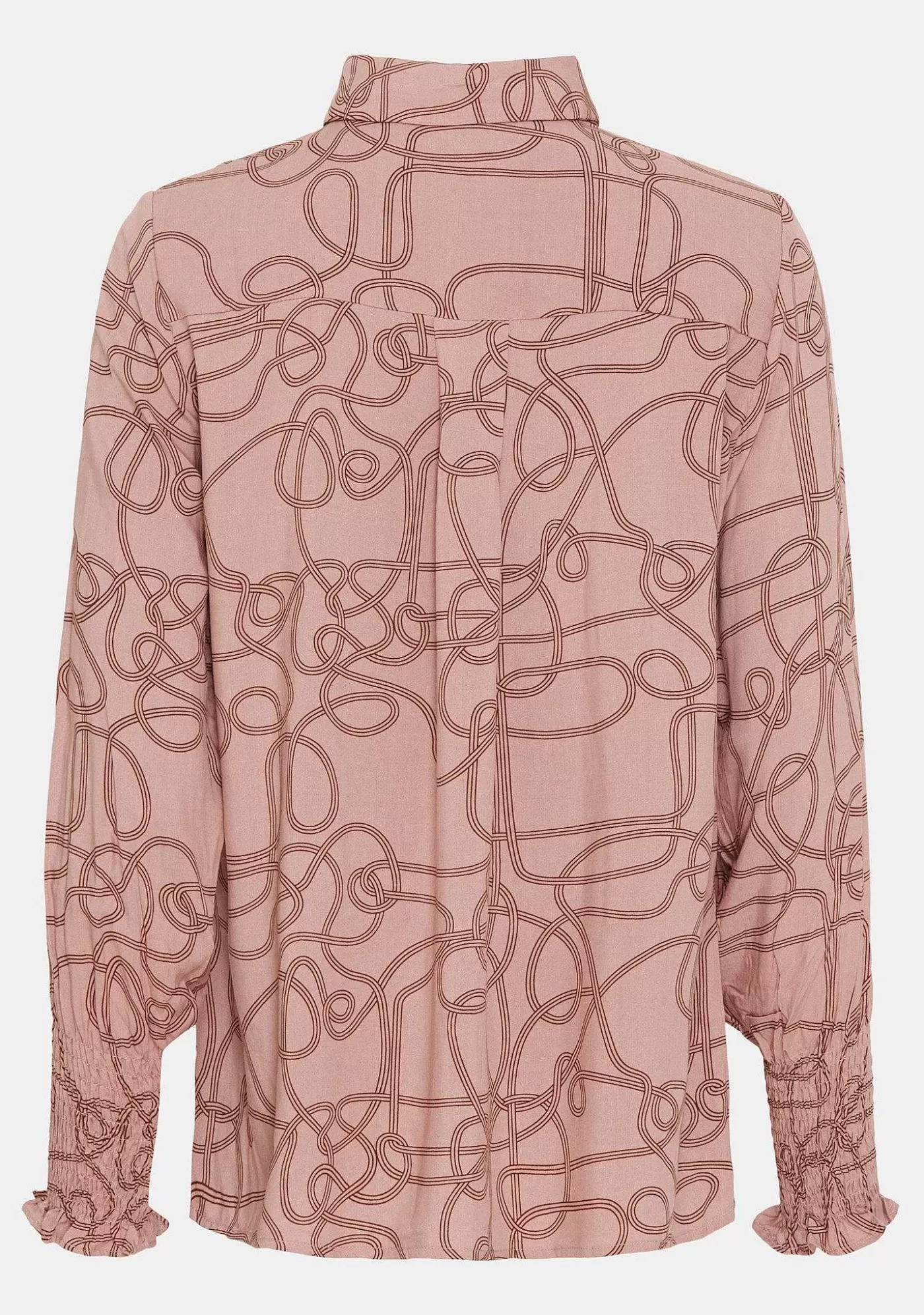 Shop Gyta Smock Blus - Reptryck Kvinnor Blusar Och Skjortor