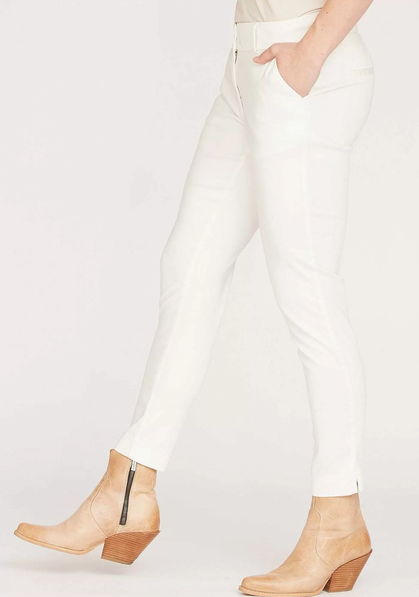 Outlet Chino Pant - Broken White Kvinnor Chinos