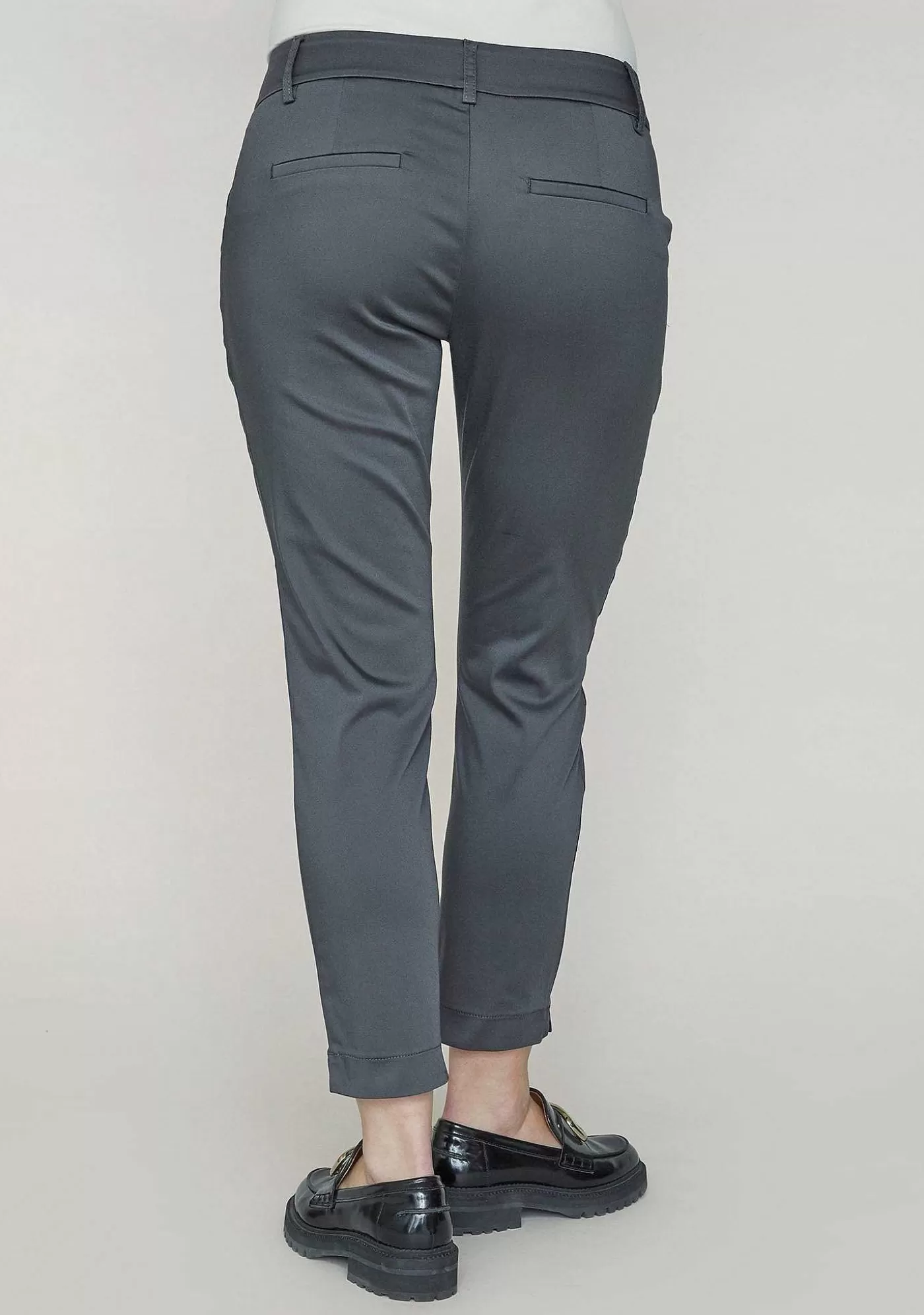 Fashion Chino Pant - Gra Kvinnor Byxor
