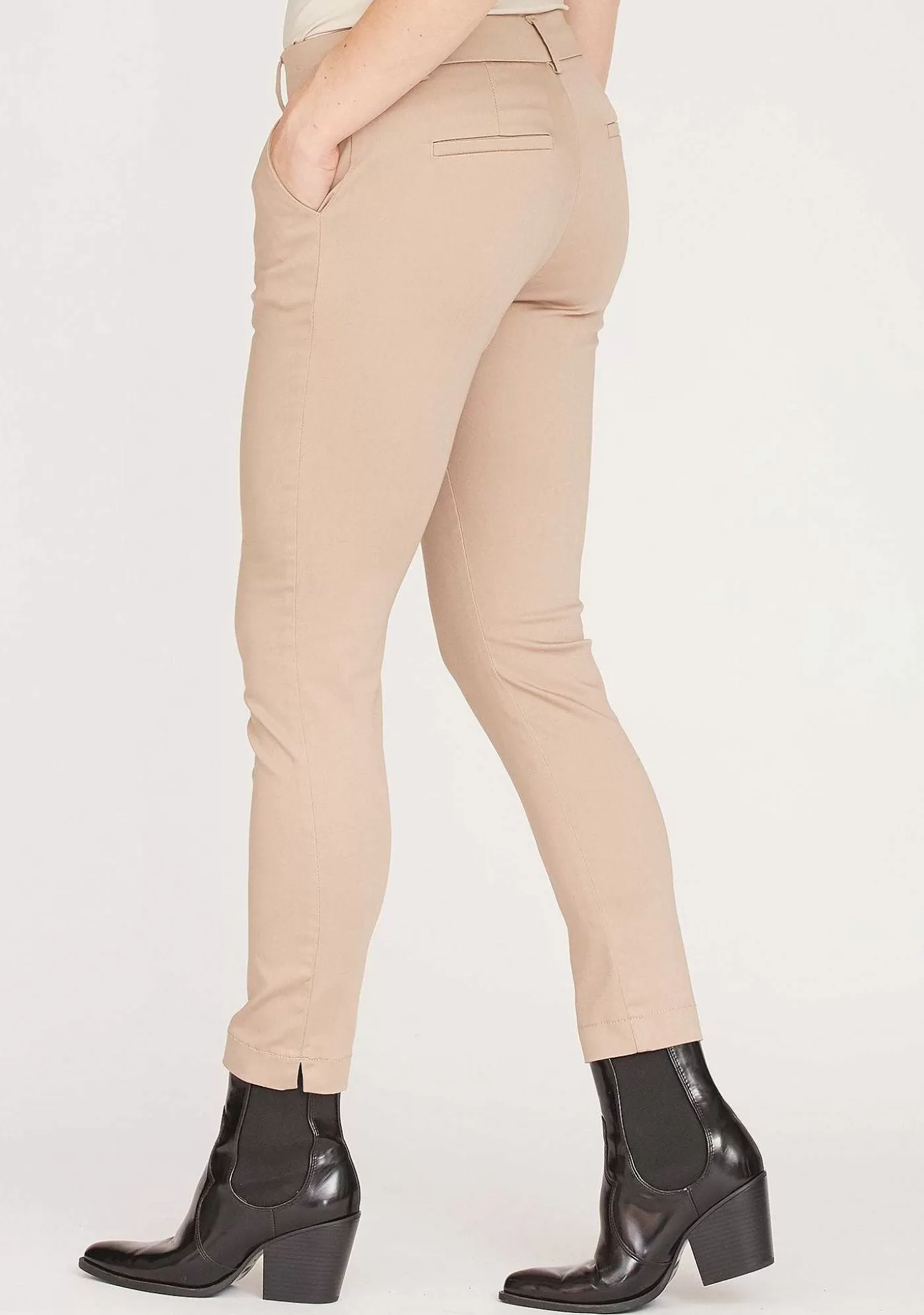 Store Chino Pant - Mork Sand Kvinnor Byxor