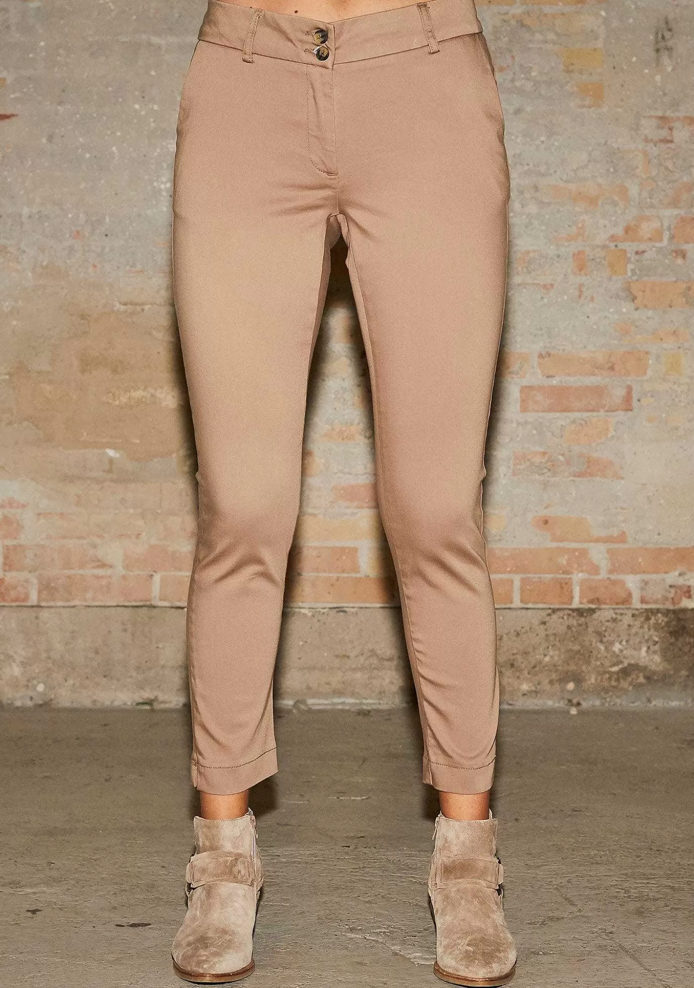 Fashion Chino Pant - Potatis Kvinnor Byxor
