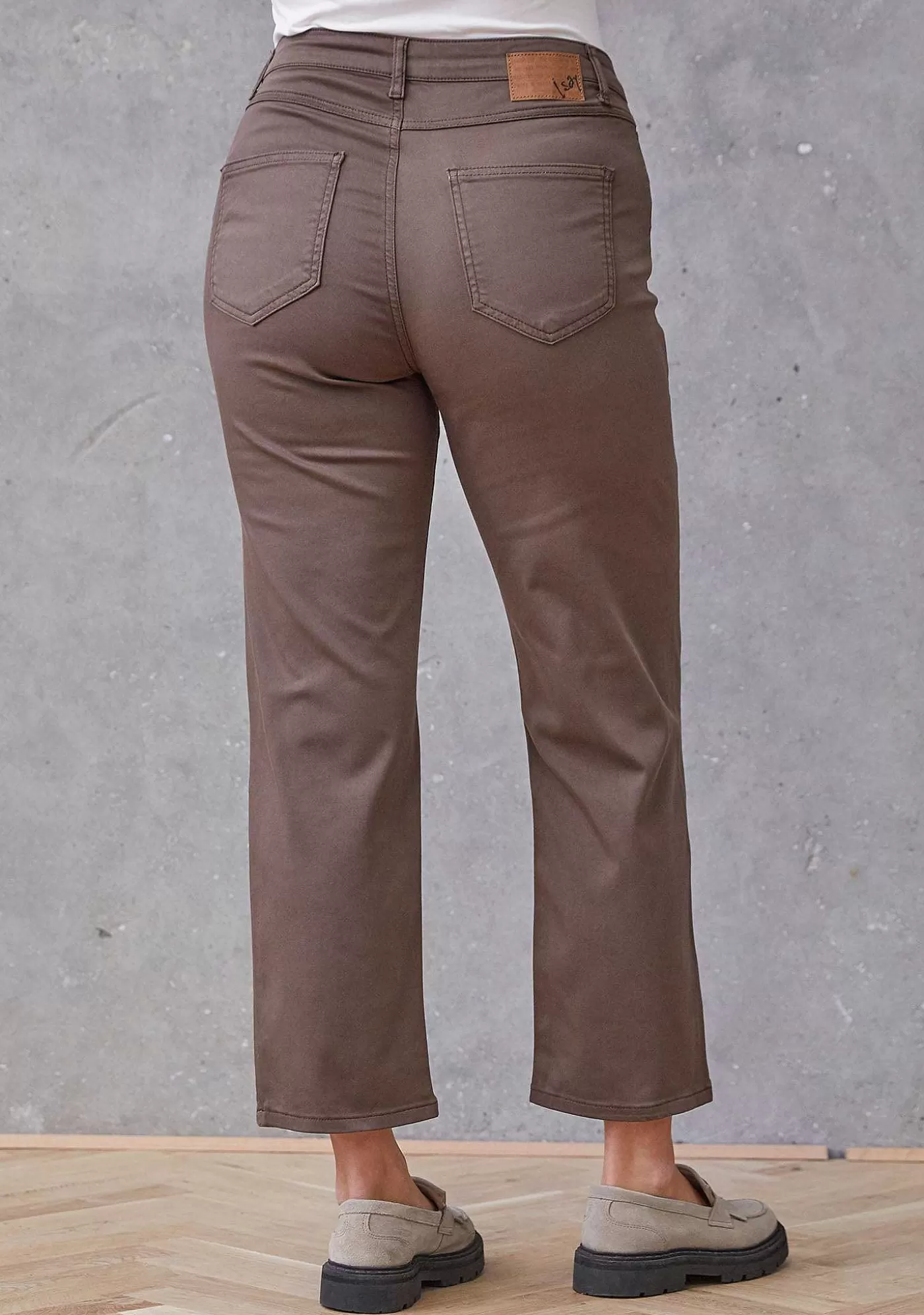 Shop Straight Pant - Mullvad Kvinnor Chinos