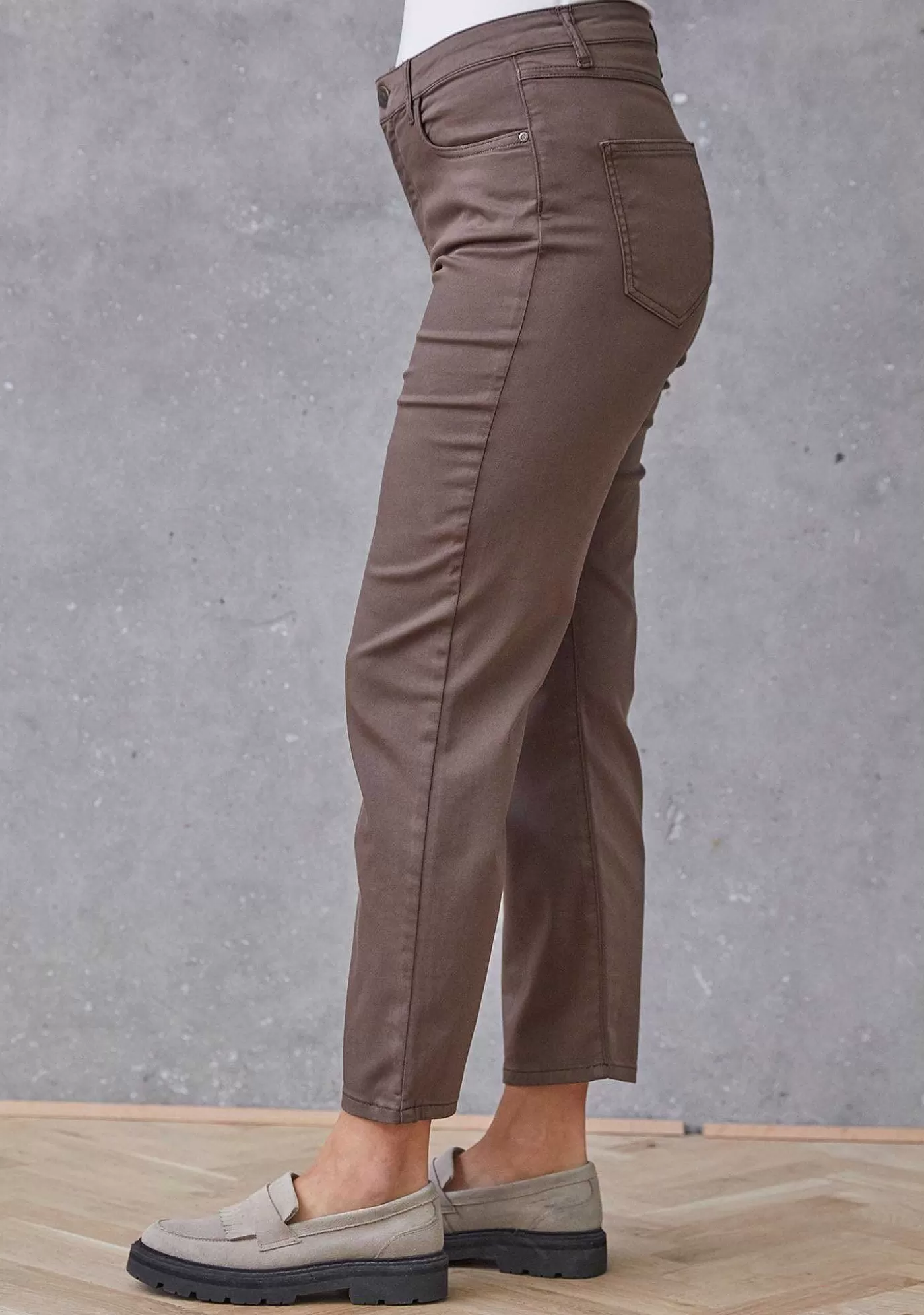 Shop Straight Pant - Mullvad Kvinnor Chinos
