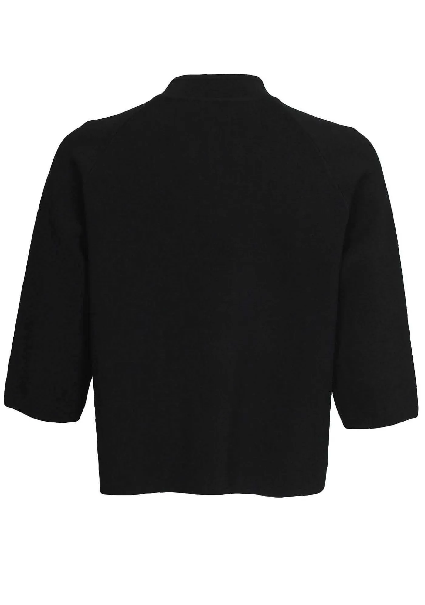Outlet Jena Poncho Blus - Svart Kvinnor Stickat