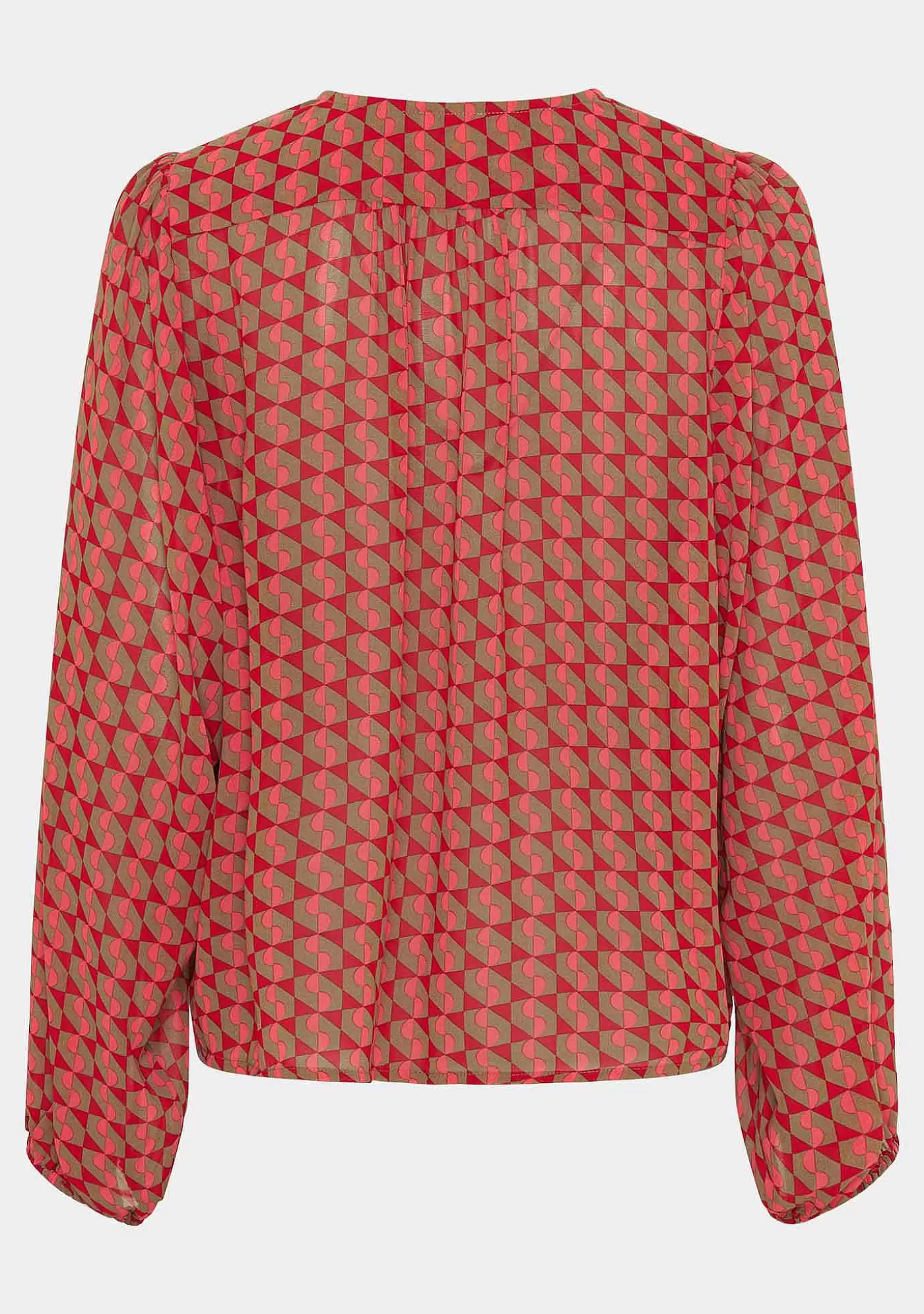 Cheap Jodie Skjorta - Geo Print Kvinnor Blusar Och Skjortor