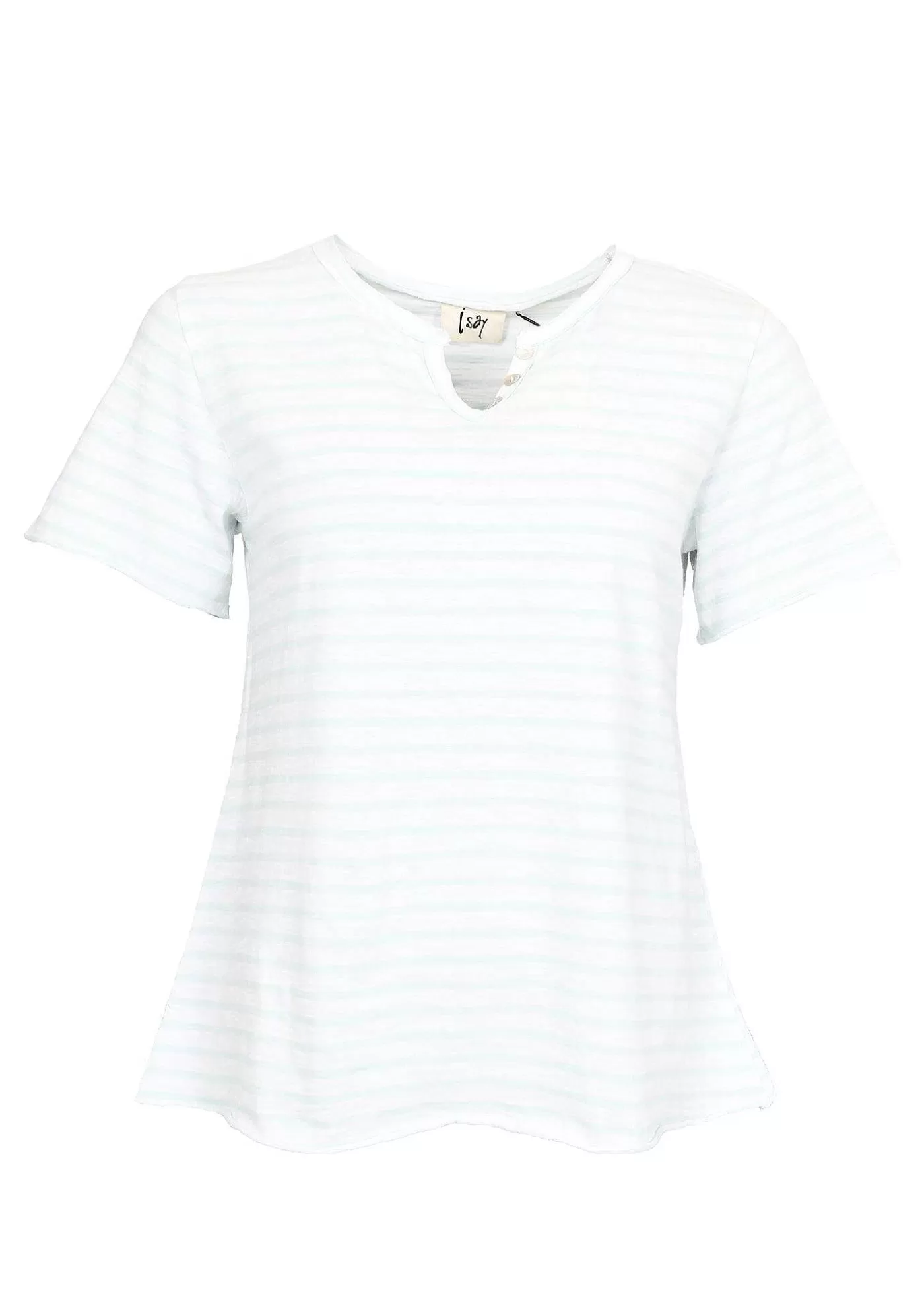 Hot Kiva T-Shirt - Light Mint Stripe Kvinnor T-Shirtor Och Topp