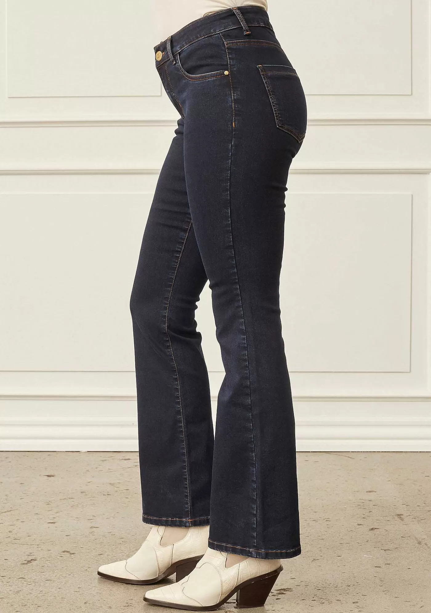 Flash Sale Lido Flare Jeans - Denimbla Unwashed Kvinnor Jeans