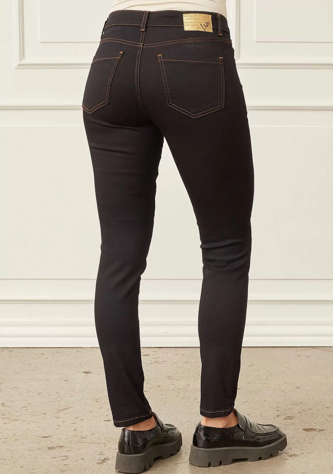 Hot Lido Jeans - Bla Svart Denim Kvinnor Jeans