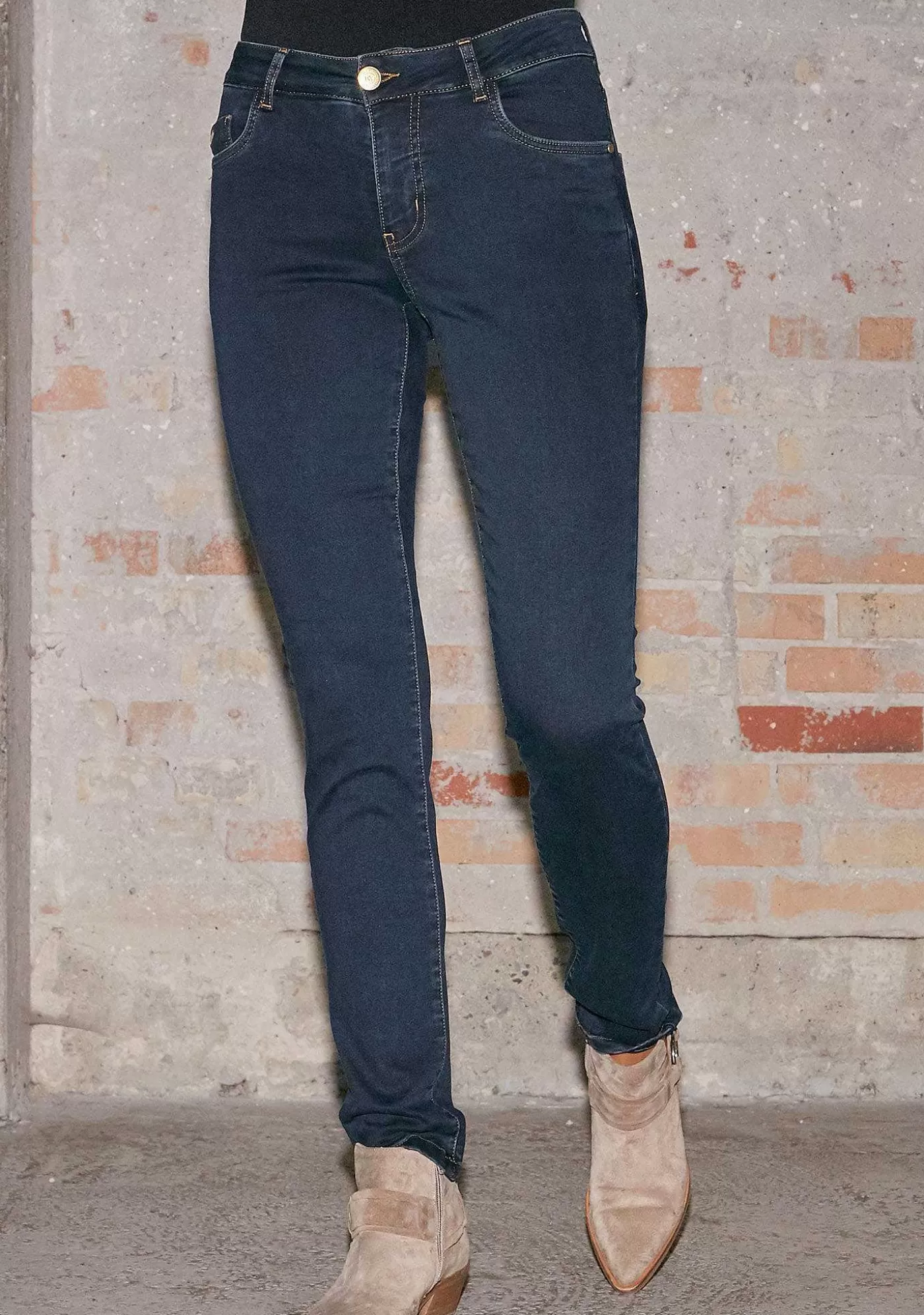 Outlet Lido Jeans - Denimbla Unwashed Kvinnor Jeans