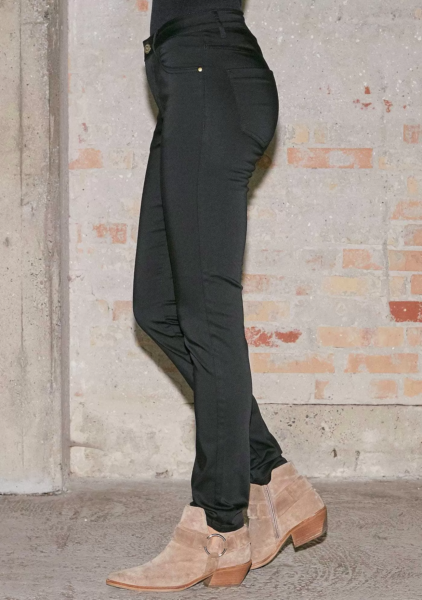 Clearance Lido Jeans - Svart Kvinnor Jeans