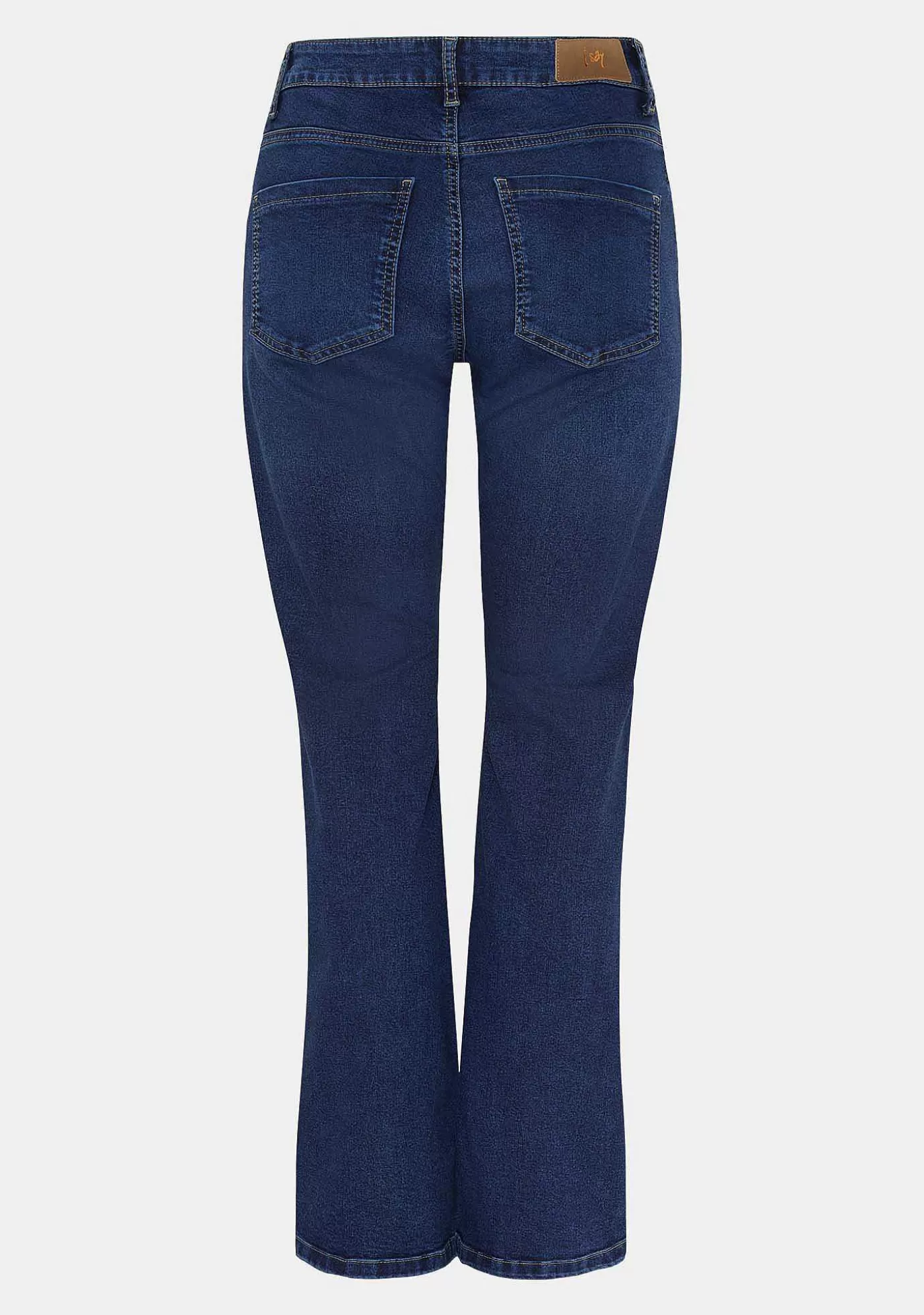 Clearance Lido Split Jeans - Basic Denim Wash Kvinnor Jeans