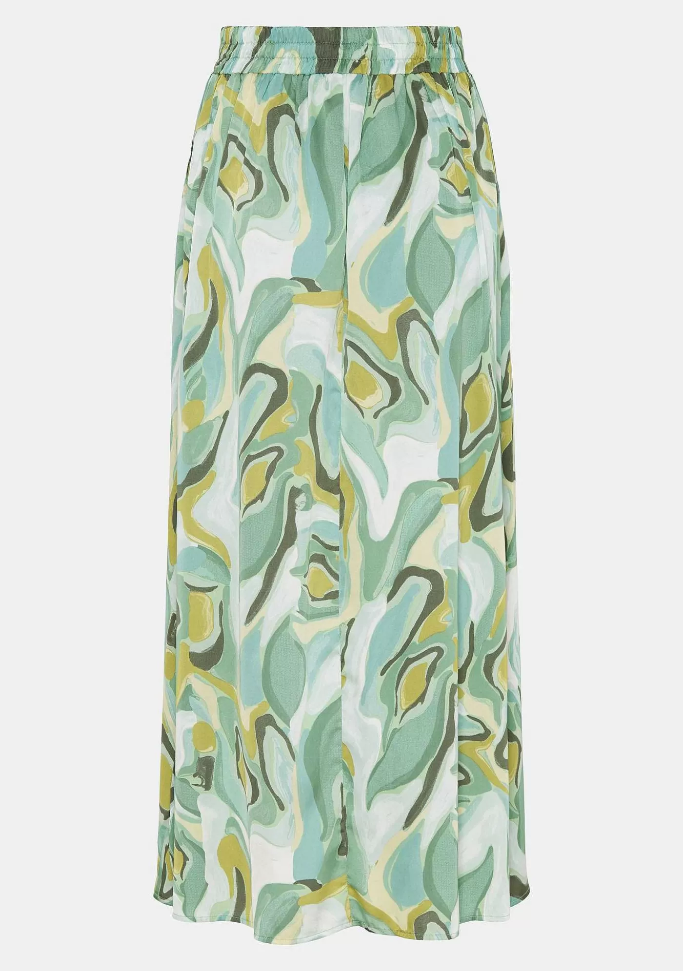 Shop Liva Printed Skirt - Green Fluid Kvinnor Kjolar Och Shorts