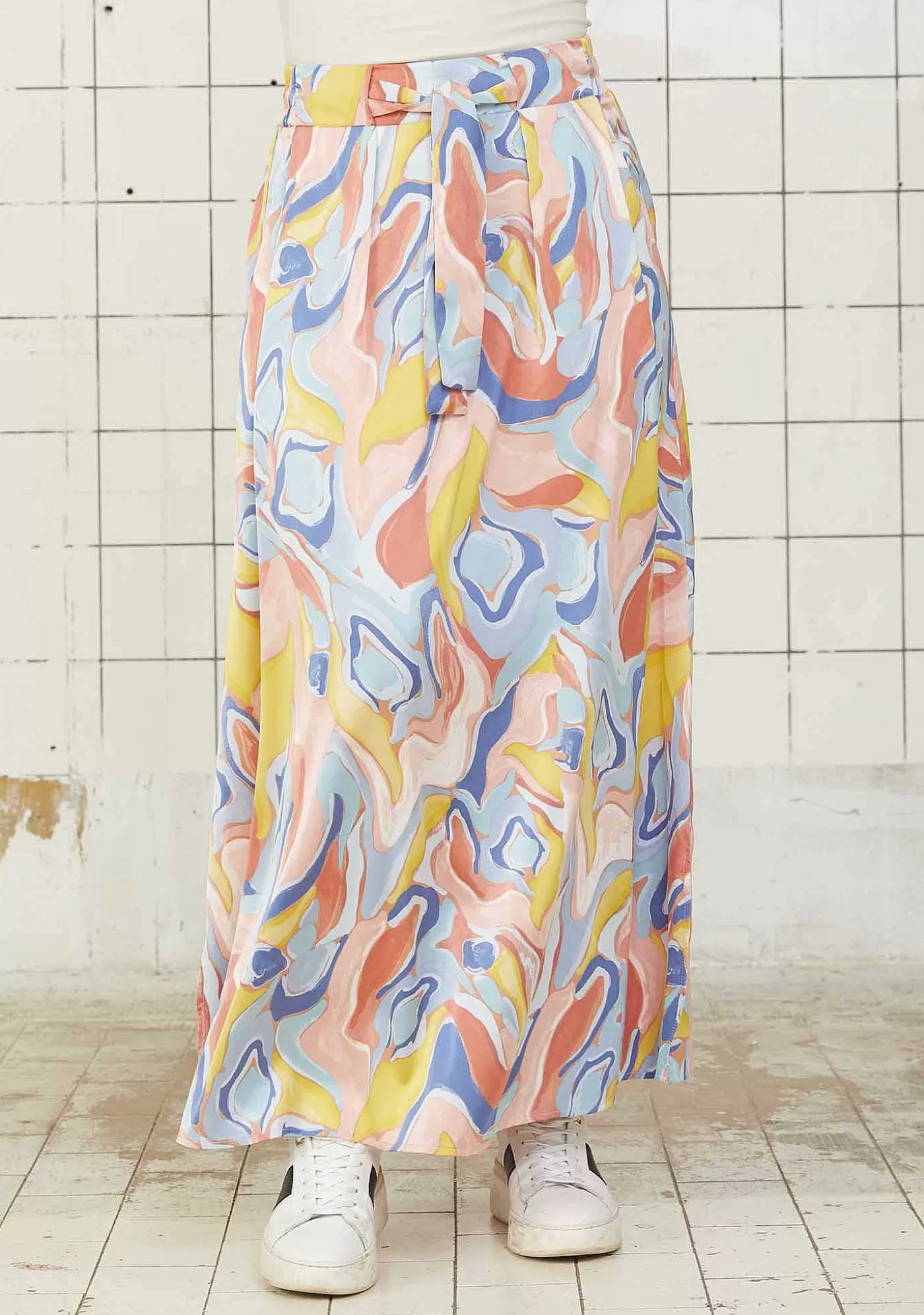 Store Liva Printed Skirt - Summer Fluid Kvinnor Kjolar Och Shorts