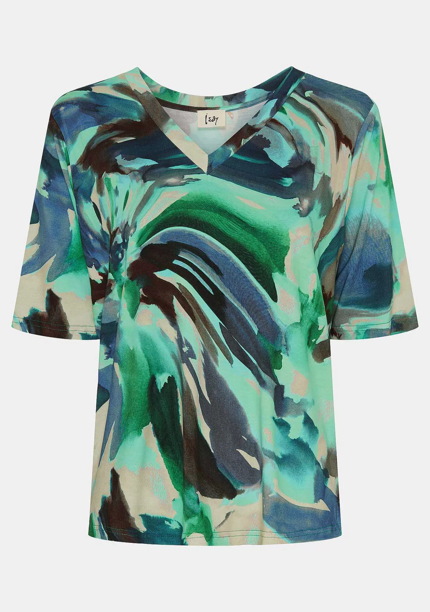 Fashion Louis Basic T-Shirt - Green Power Kvinnor Louis