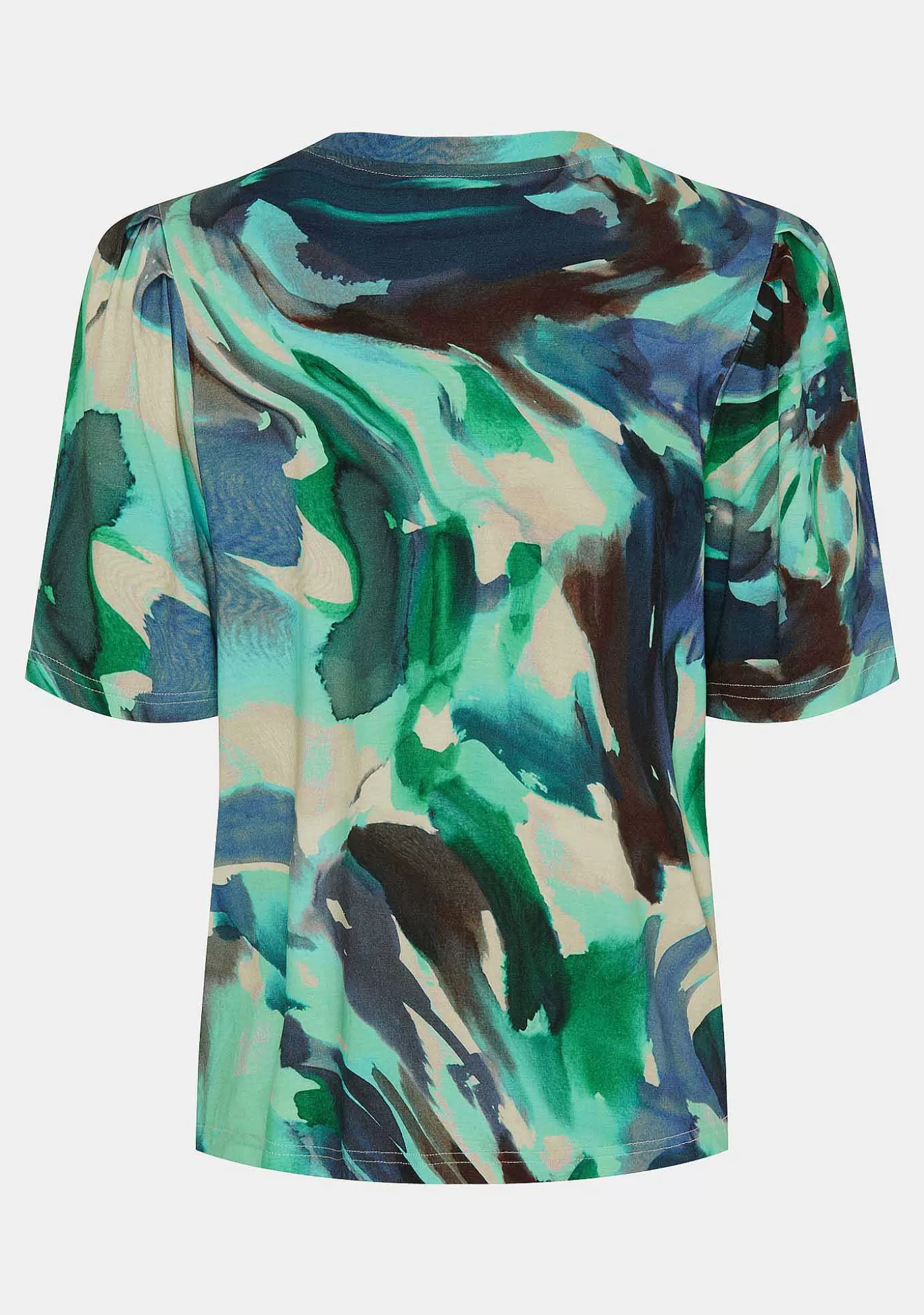 Fashion Louis T-Shirt Med Tryck - Green Power Kvinnor Louis