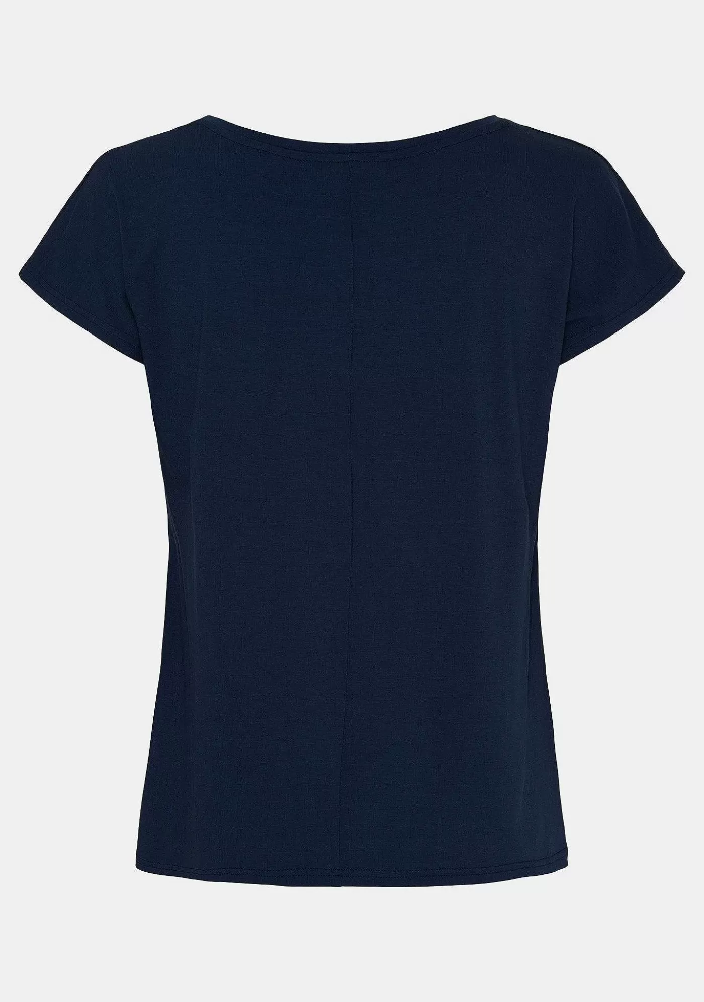 Cheap Louis V-Ringad T-Shirt - Marinbla Kvinnor Louis
