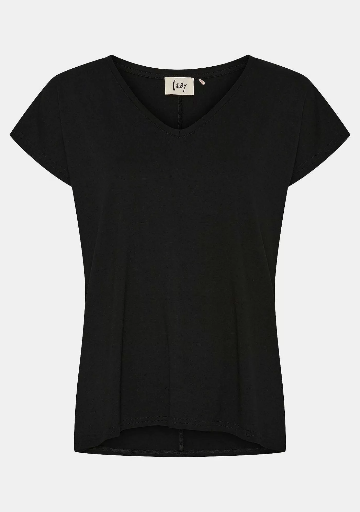 Discount Louis V-Ringad T-Shirt - Svart Kvinnor Louis