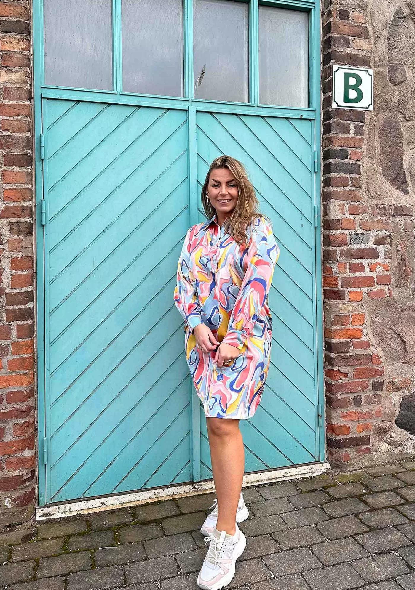 Cheap Melba Printed Tunic - Summer Fluid Kvinnor Klänningar