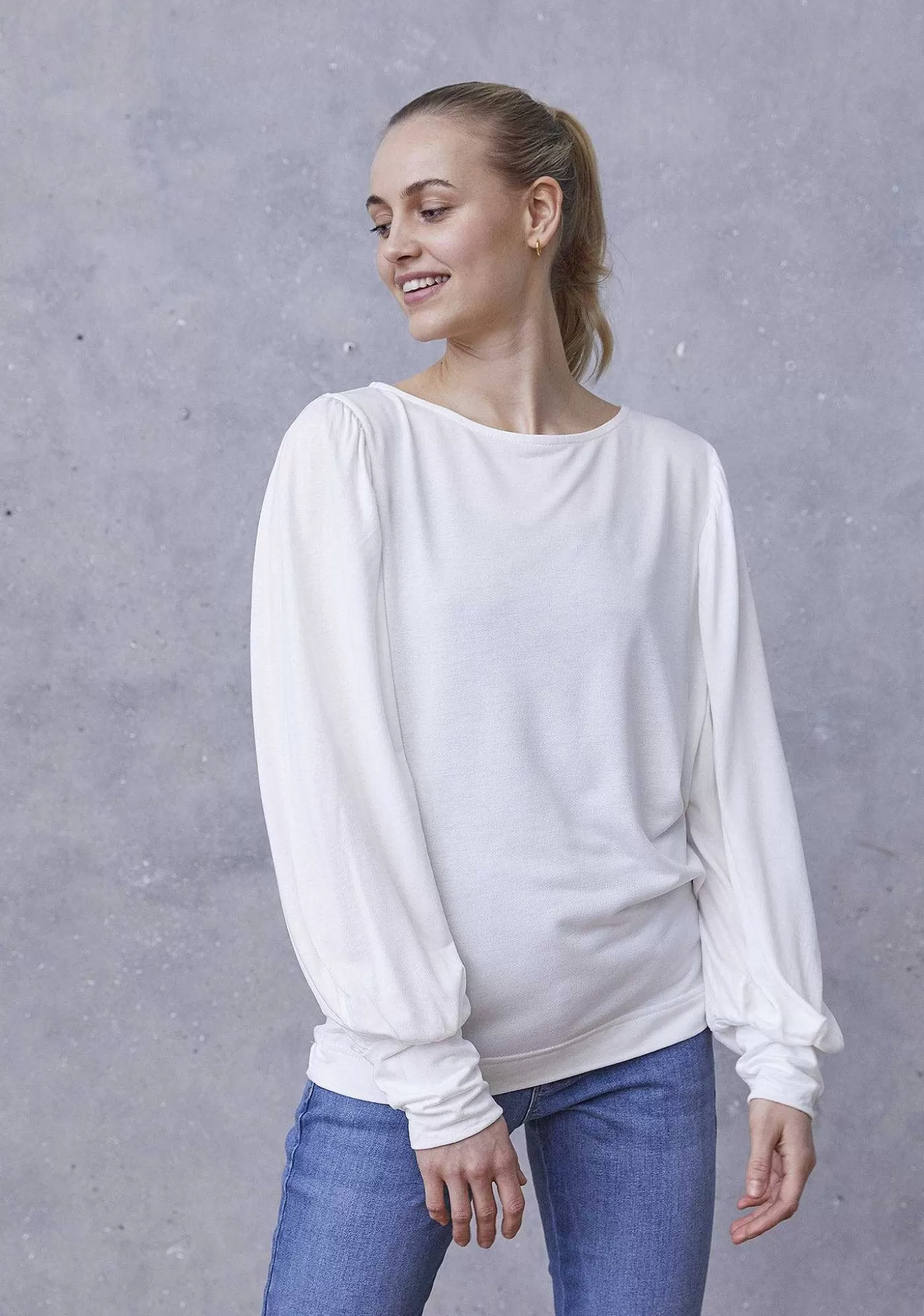 Fashion Nathia Blus - Broken White Kvinnor Blusar Och Skjortor