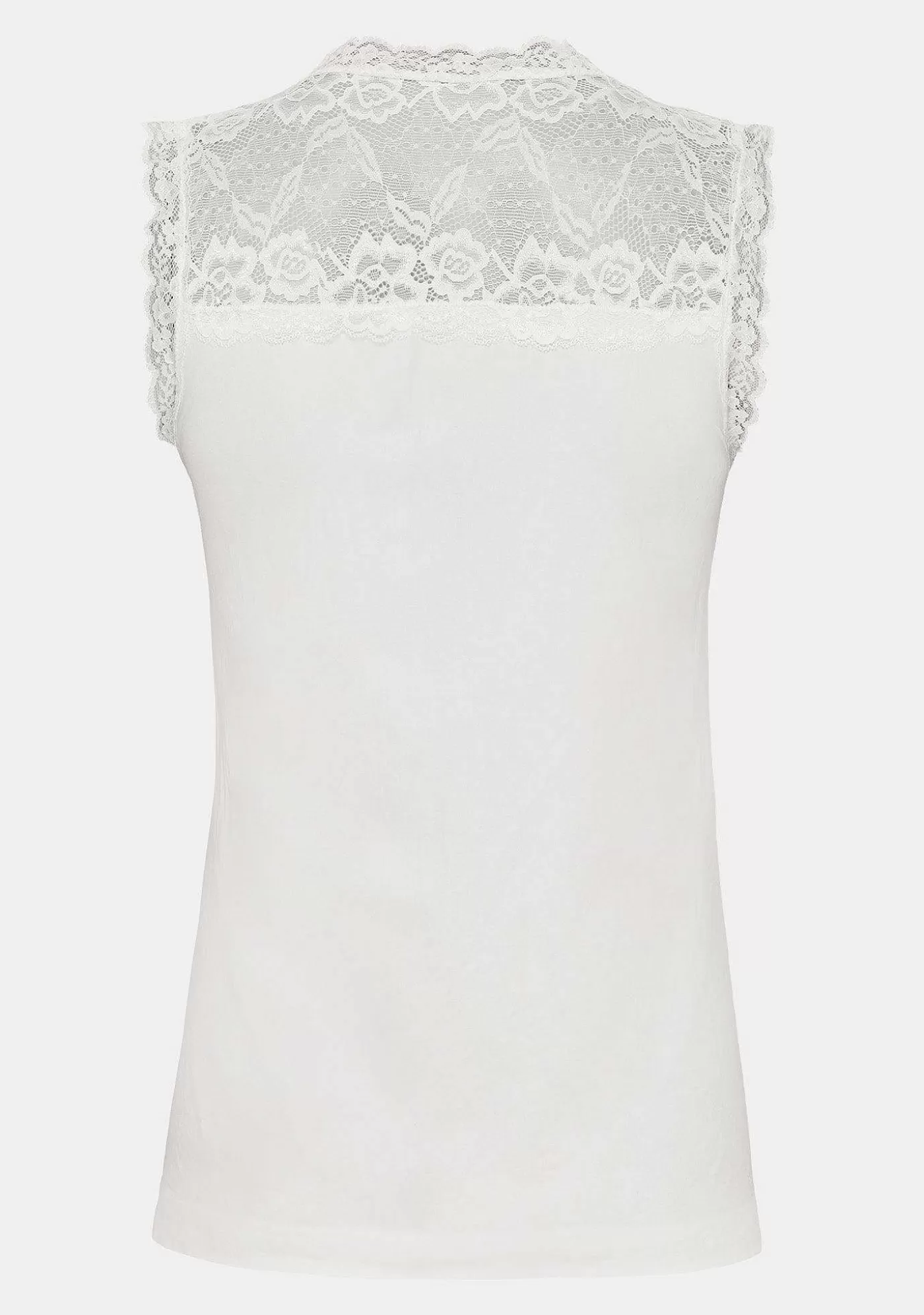New Nilla Highneck Topp - Broken White Kvinnor Nilla