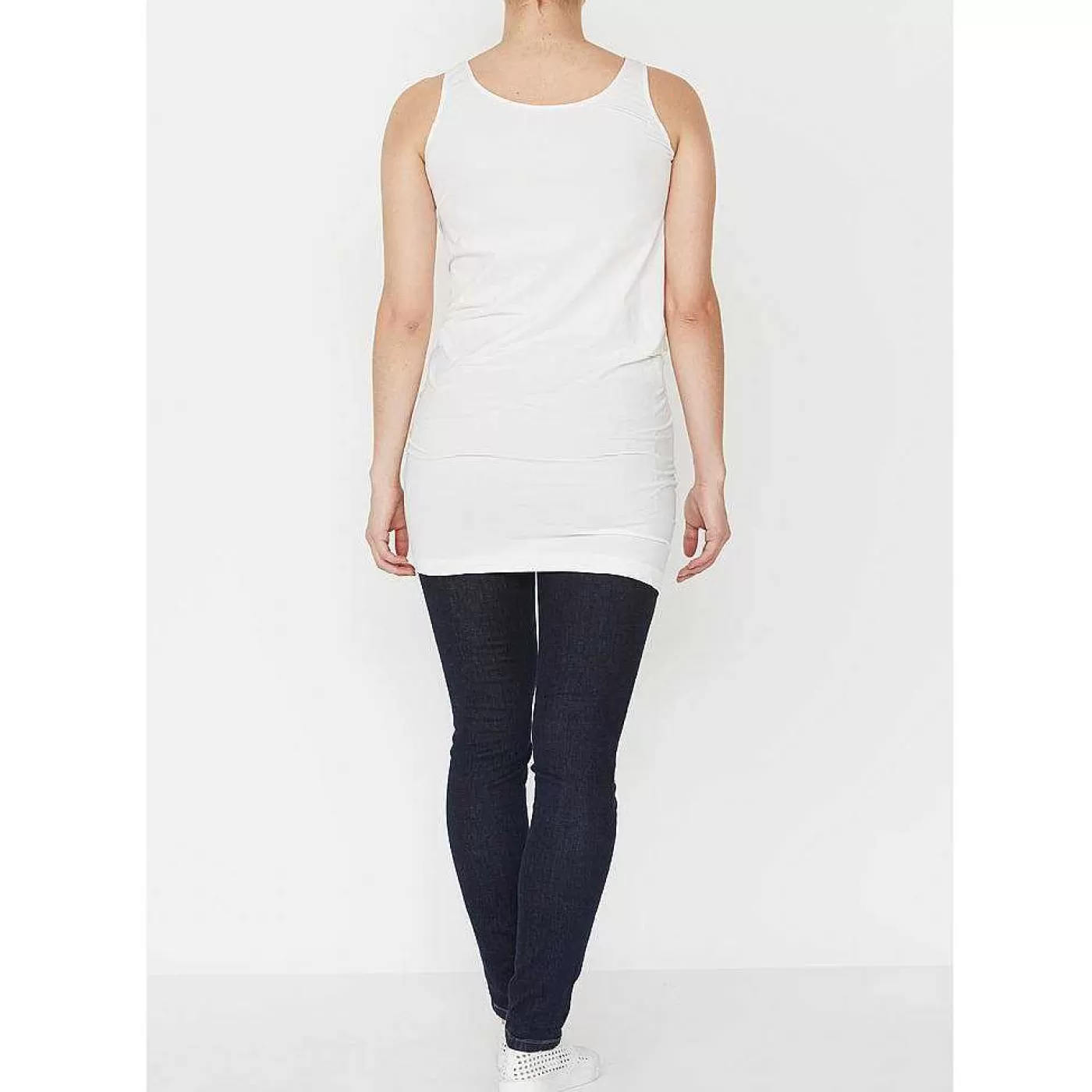 Shop Nilla Long Linne - Broken White Kvinnor Nilla