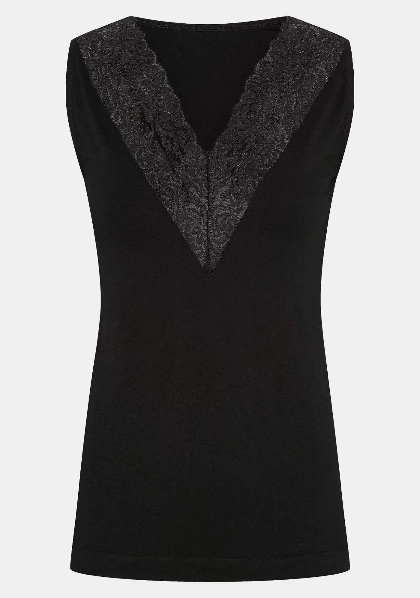 Discount Nilla V-Neck Topp - Svart Kvinnor Nilla