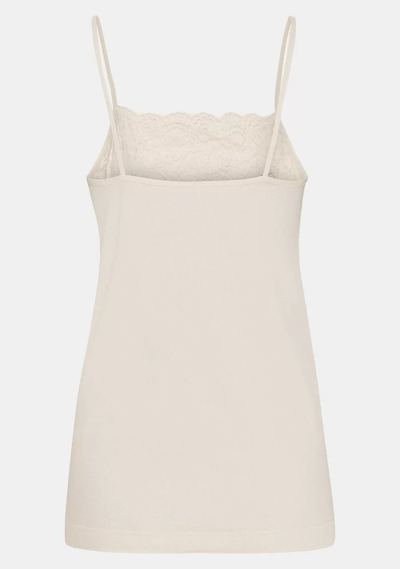 Hot Nilla Wide Lace Top - Sand Kvinnor Nilla