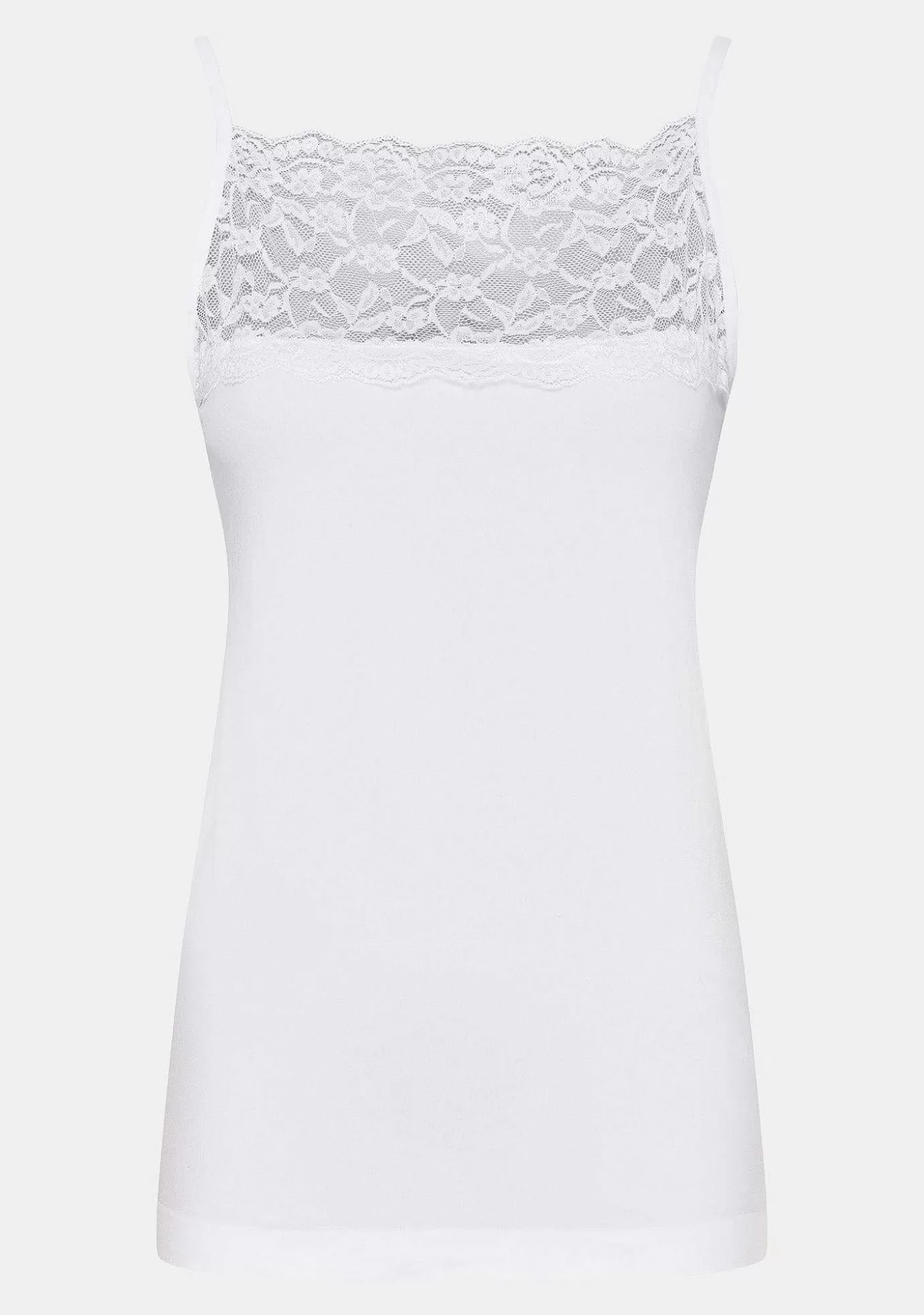 Cheap Nilla Wide Spets Topp - Vit Kvinnor Nilla